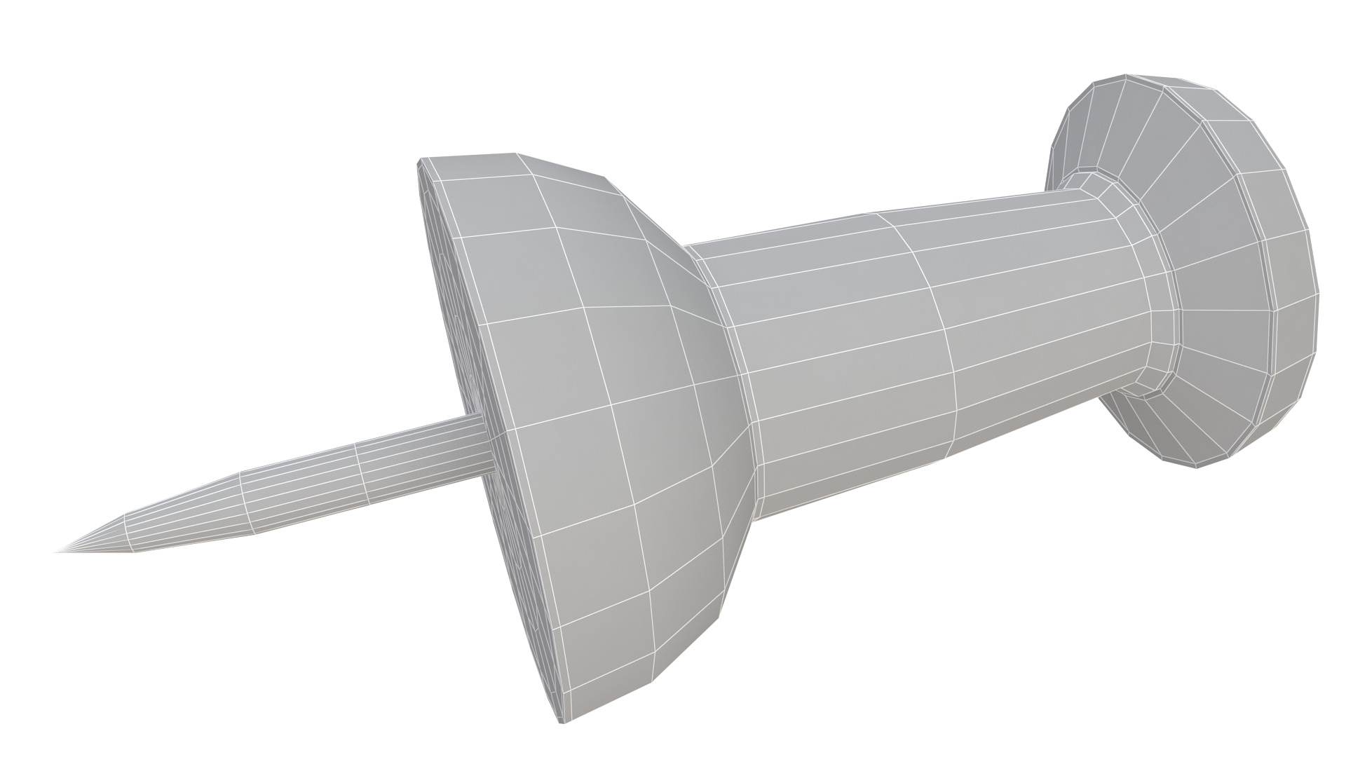 Assorted Push Pin Collection 3D model_18