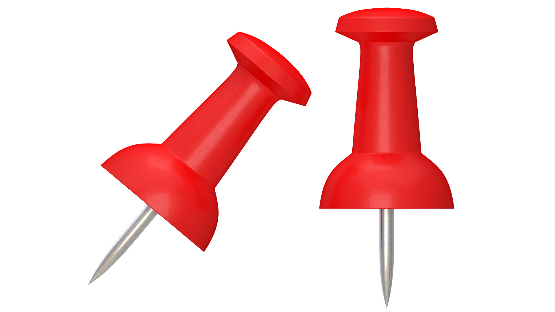 Assorted Push Pin Collection 3D model_15