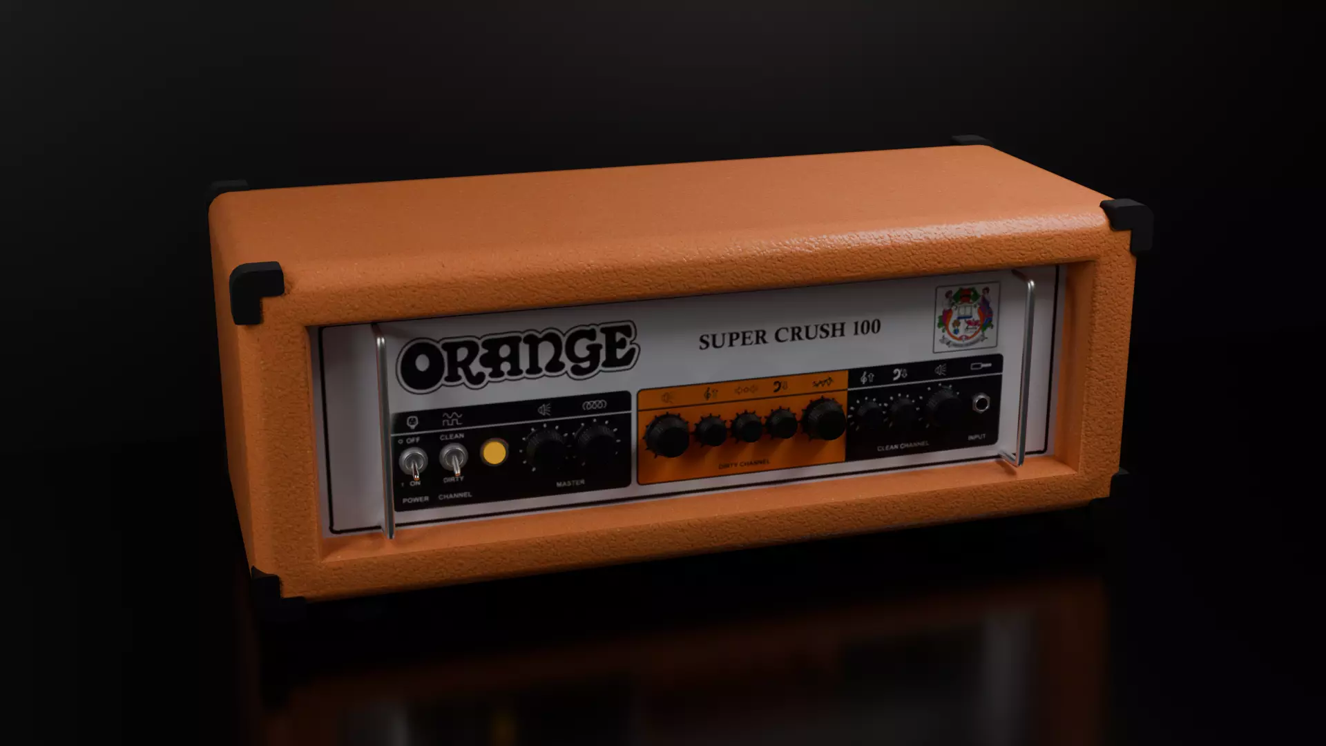 Guitar Amplifier - Orange Crush 100 3D model_0