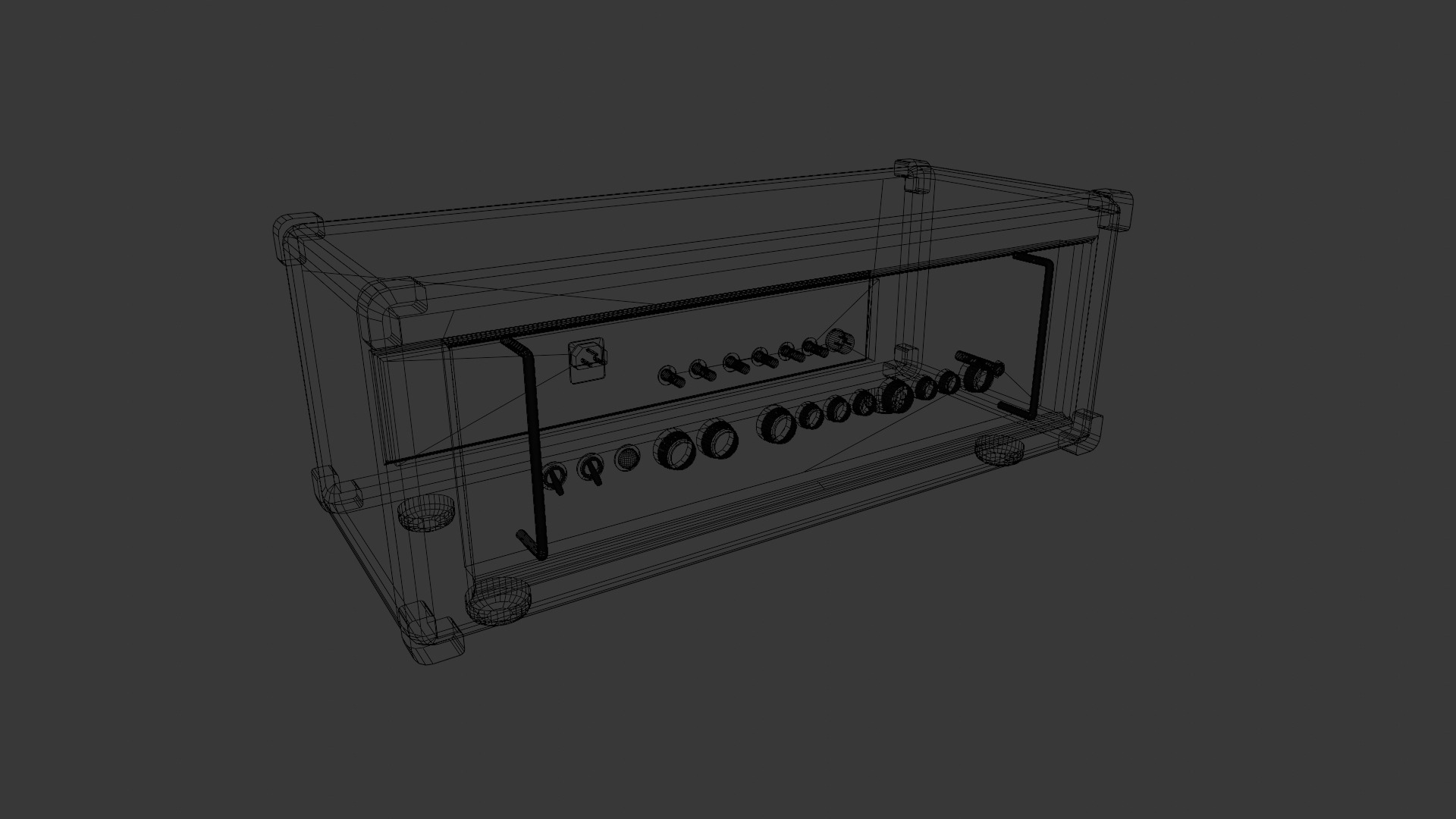 Guitar Amplifier - Orange Crush 100 3D model_4