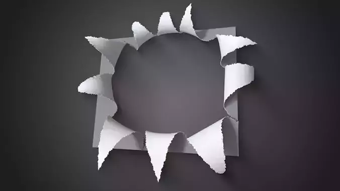 Paper Tear 3D model