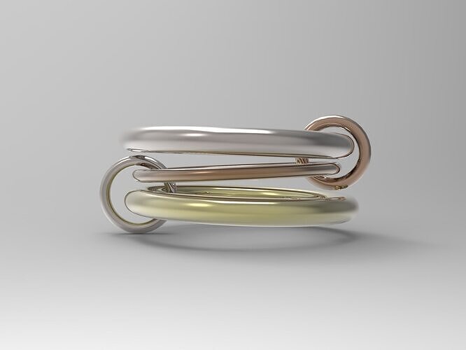 Spiral Loop Ring Free 3D print model