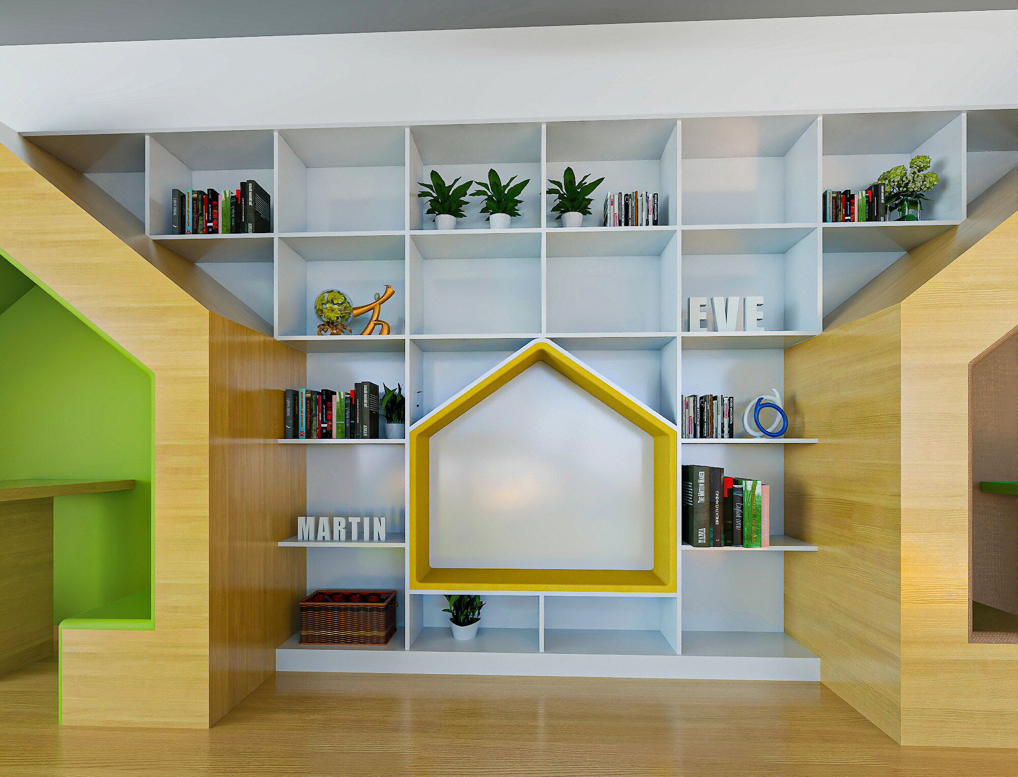 Kindergarten Activity Room - Preschool Classroom 3D Model Low-poly 3D model_9