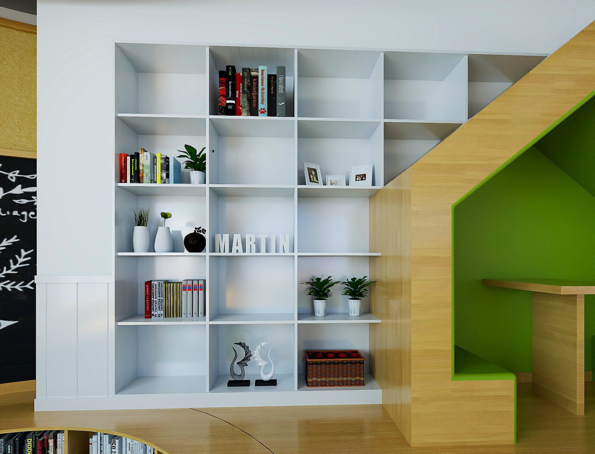 Kindergarten Activity Room - Preschool Classroom 3D Model Low-poly 3D model_10