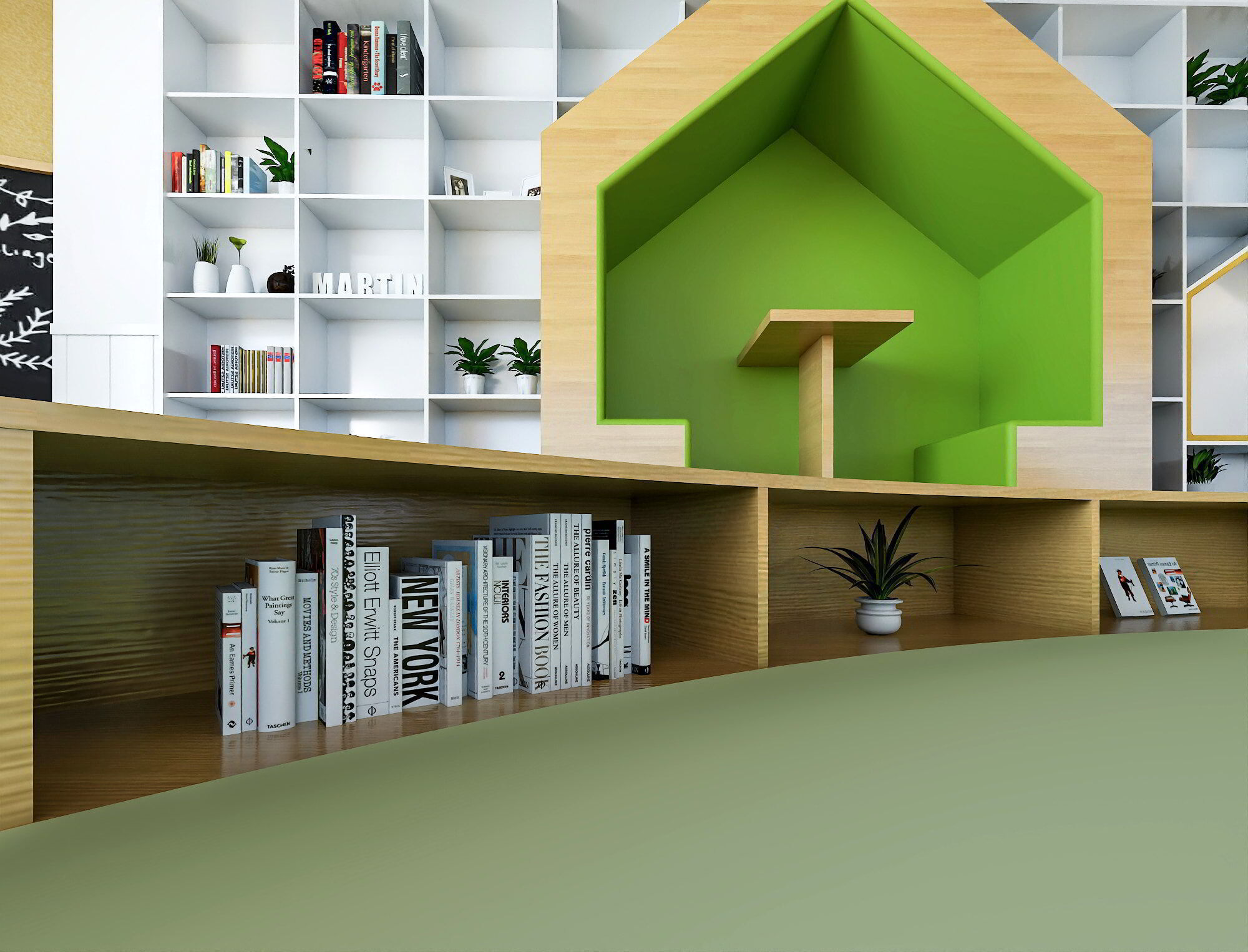 Kindergarten Activity Room - Preschool Classroom 3D Model Low-poly 3D model_11