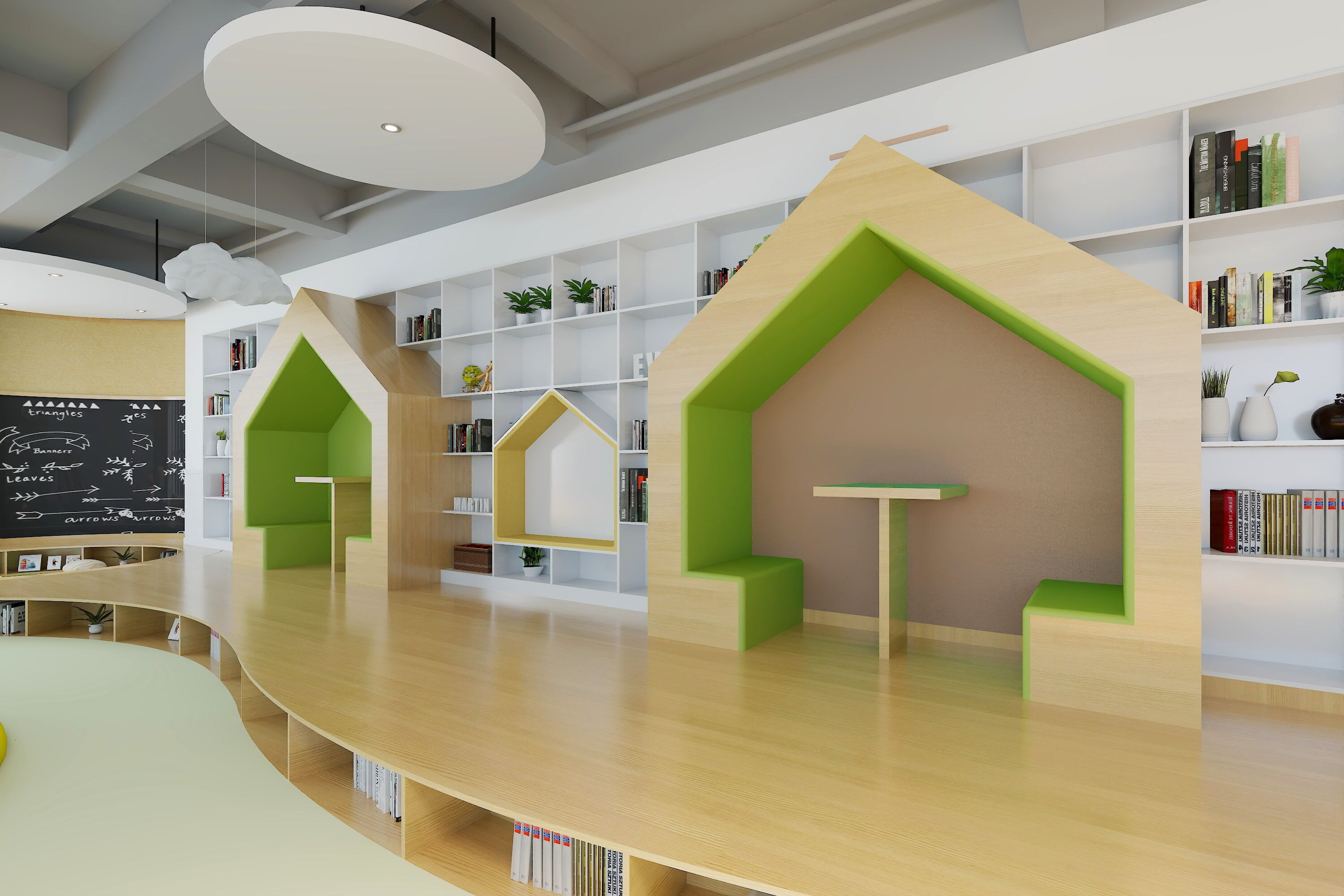 Kindergarten Activity Room - Preschool Classroom 3D Model Low-poly 3D model_8