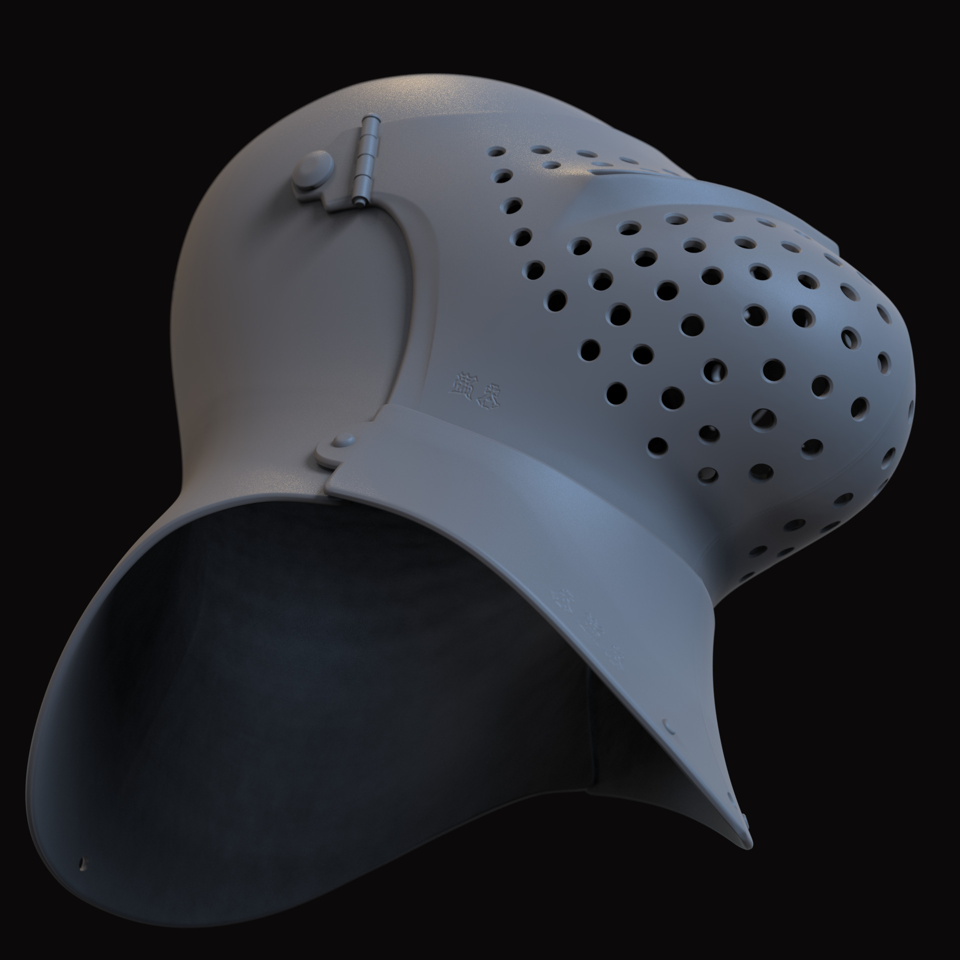 Great Bascinet 3D model_14