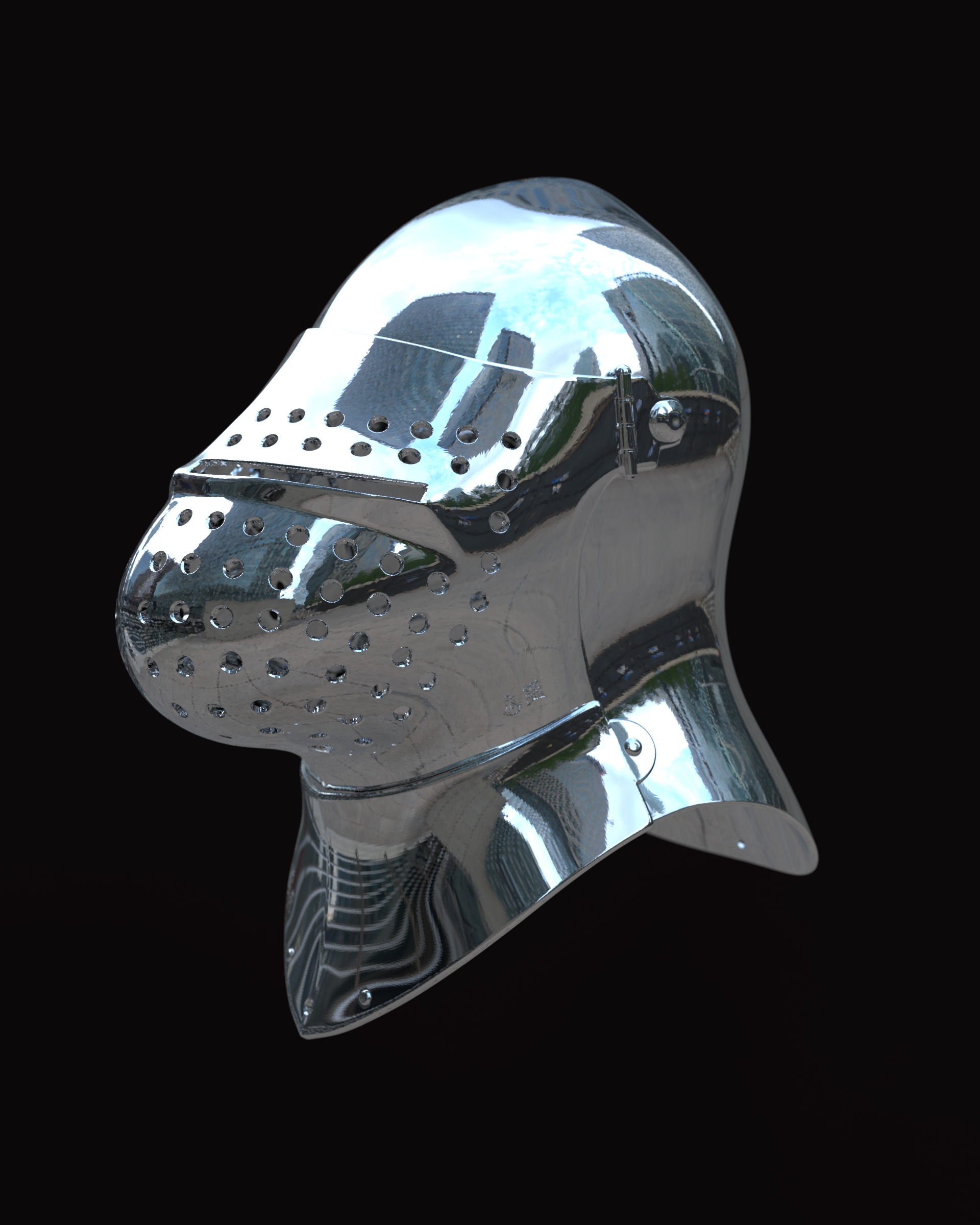 Great Bascinet 3D model_16