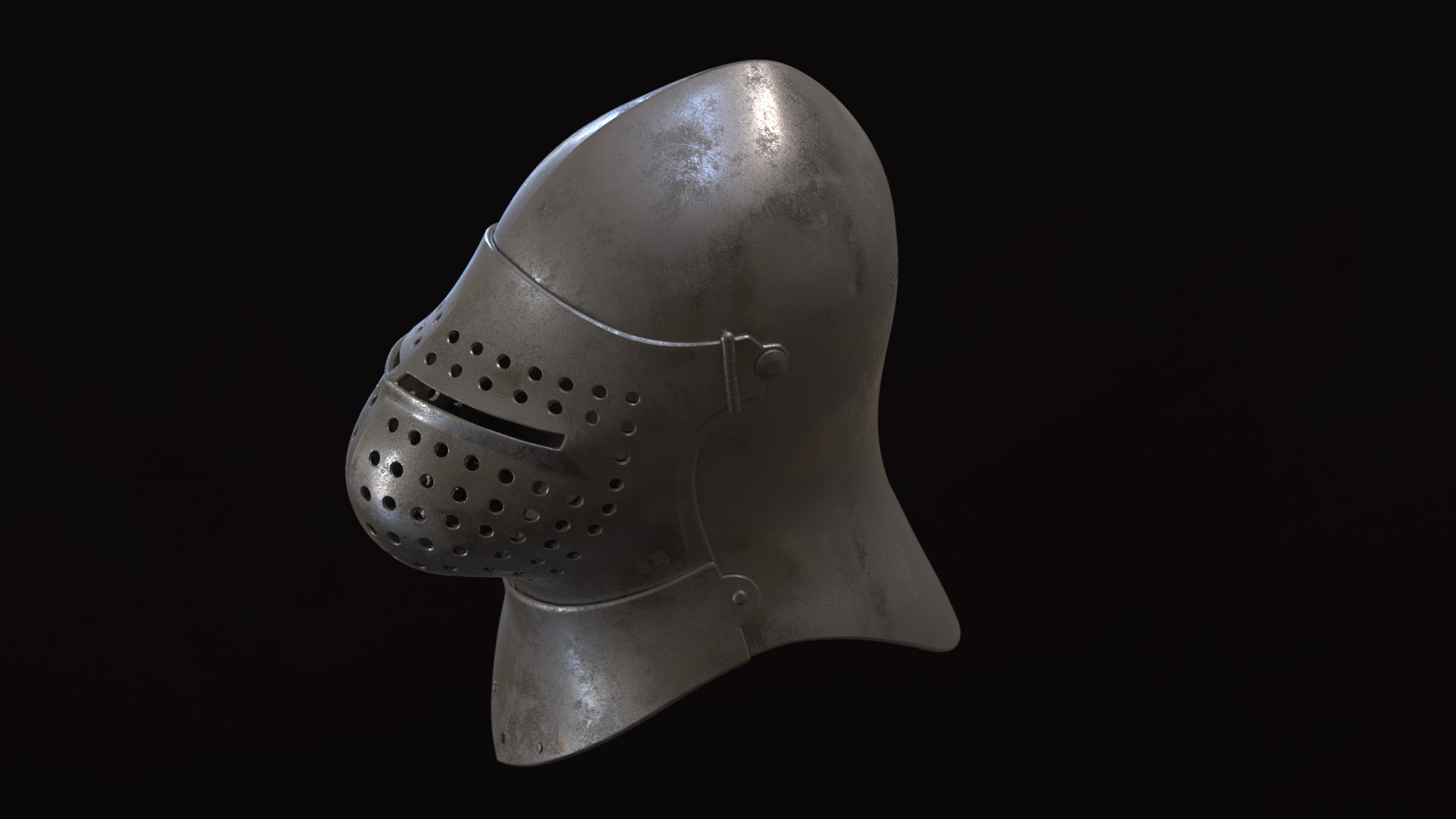 Great Bascinet 3D model_1