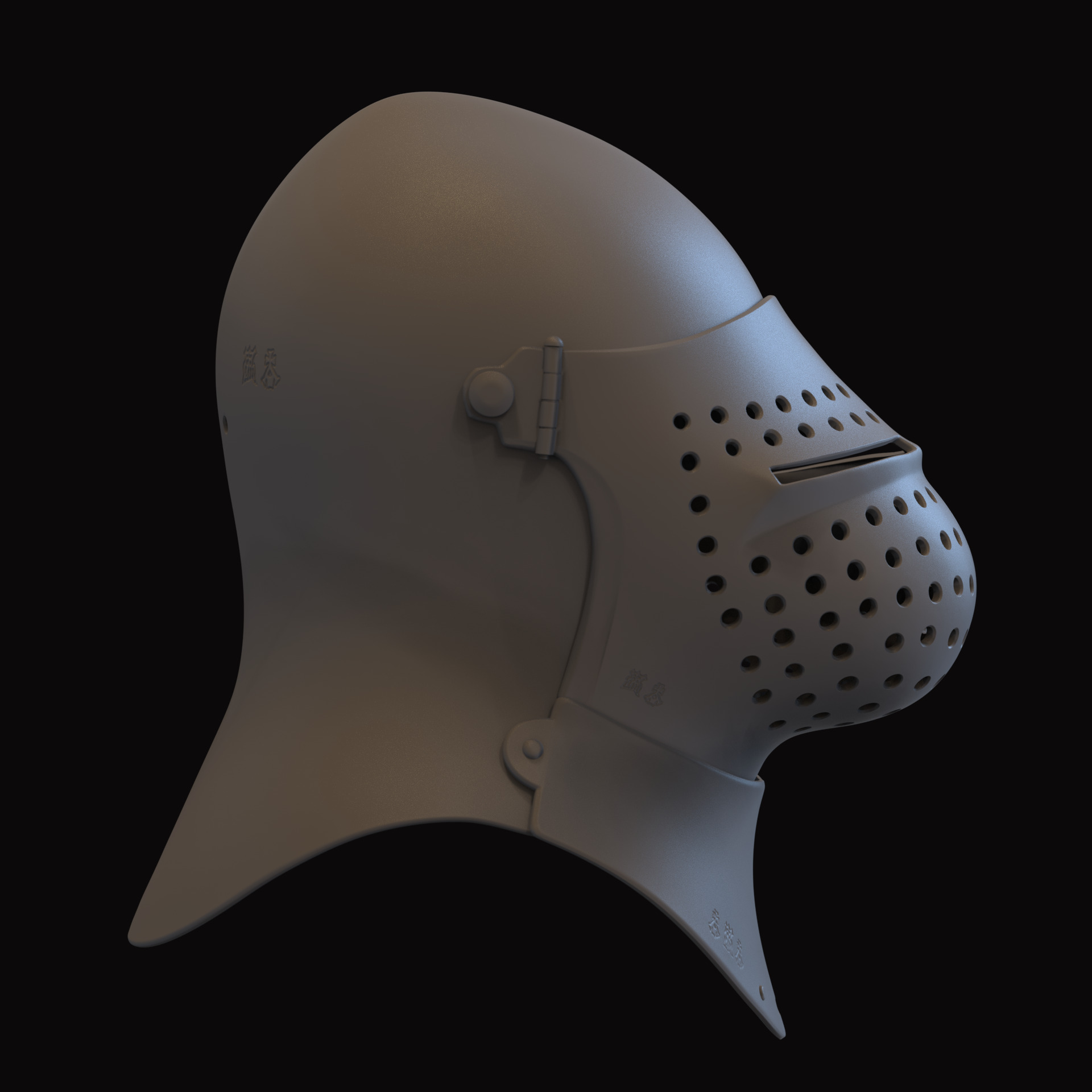 Great Bascinet 3D model_11