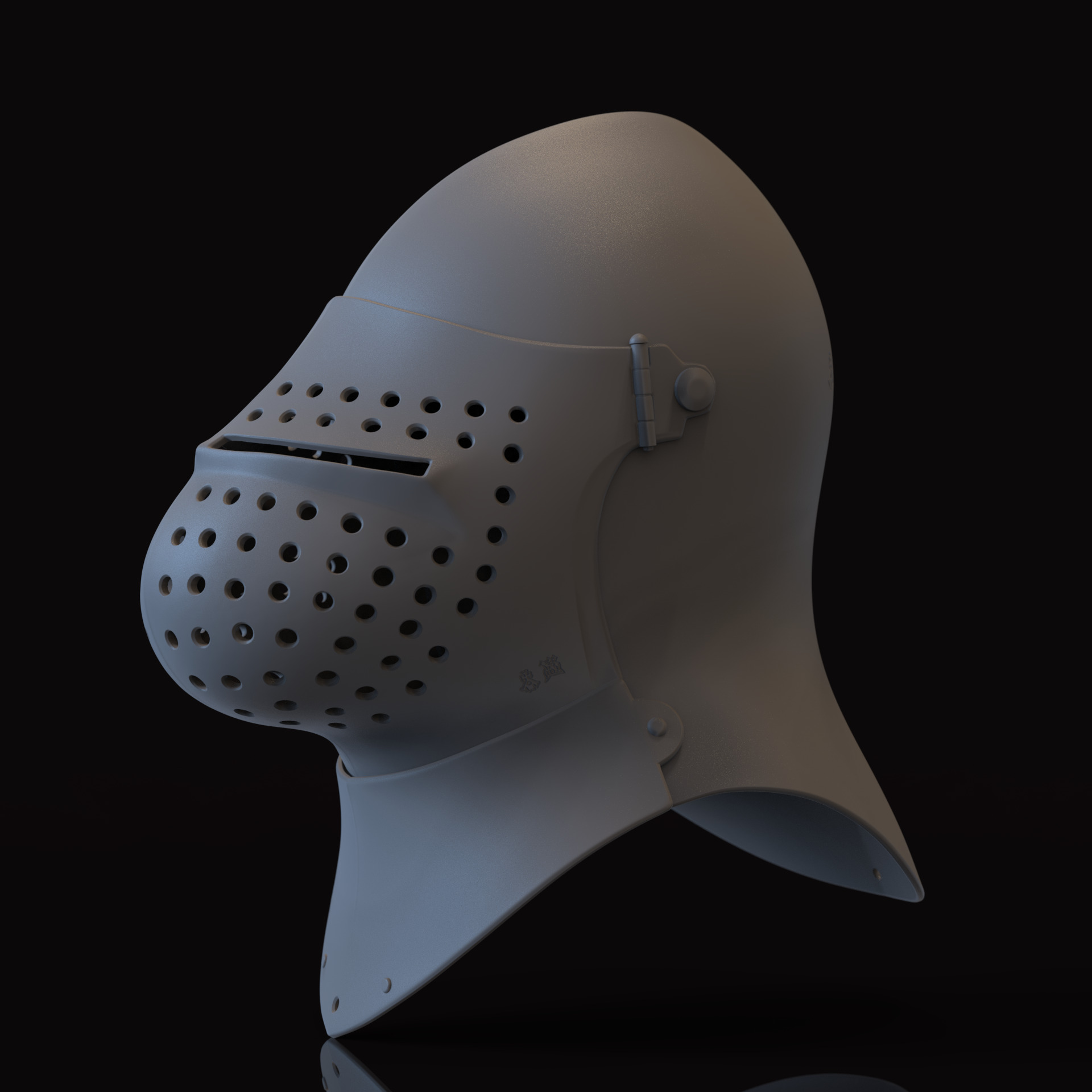 Great Bascinet 3D model_13