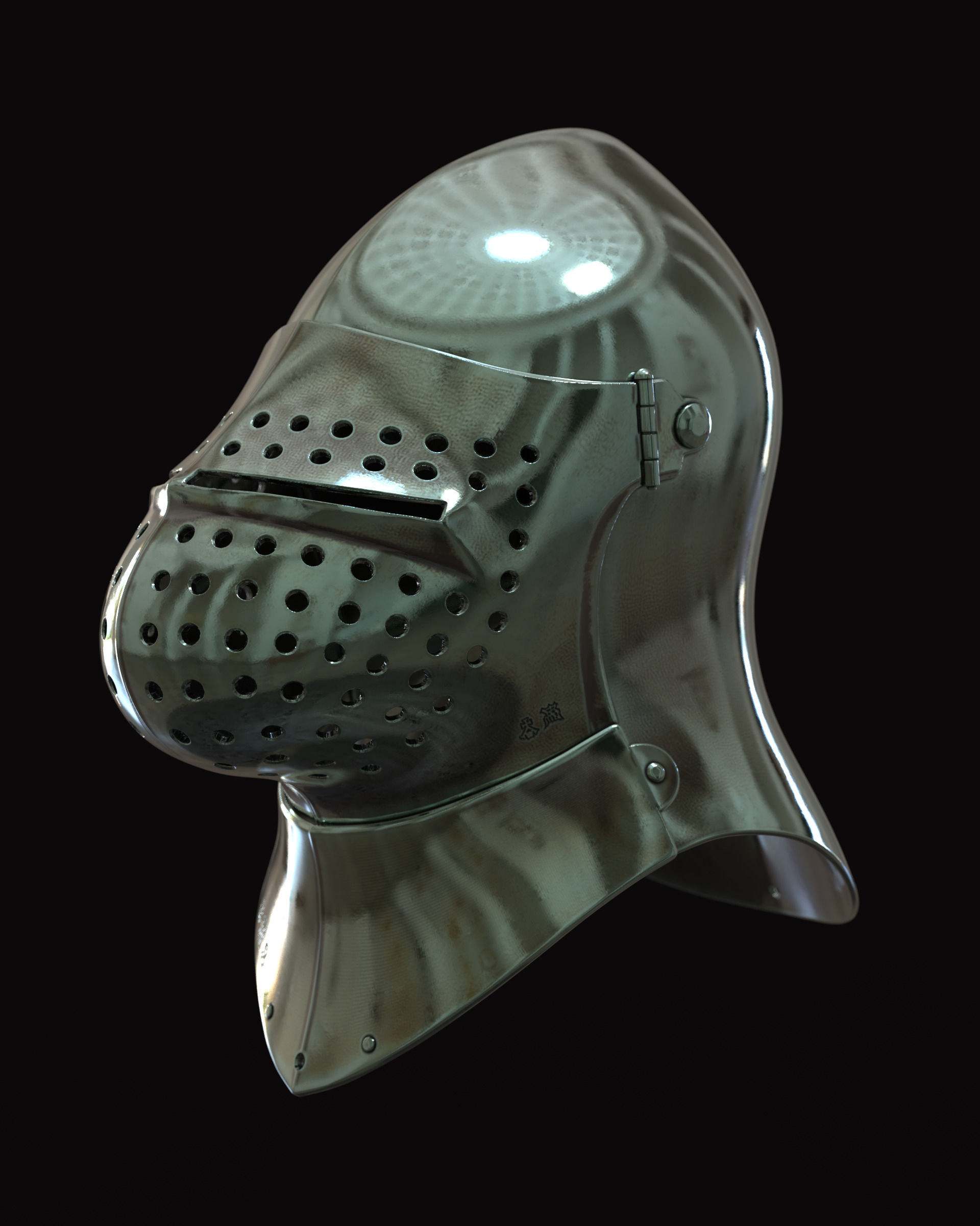 Great Bascinet 3D model_8