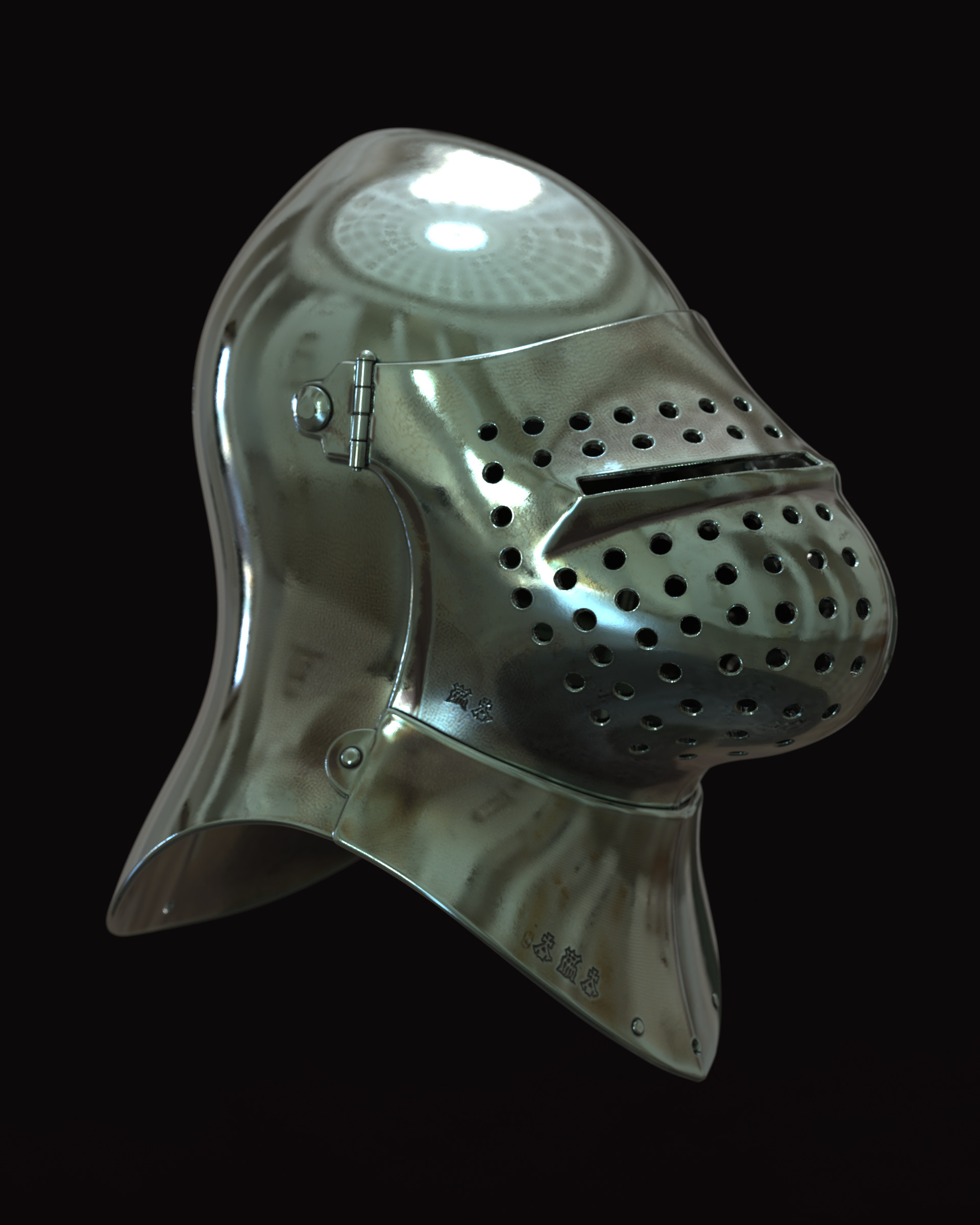 Great Bascinet 3D model_2