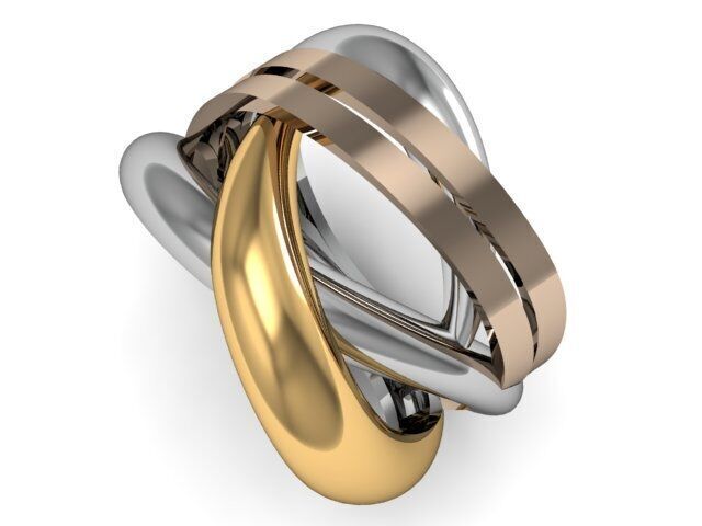 30 Ring NO Stone 3dm 3D print model_3