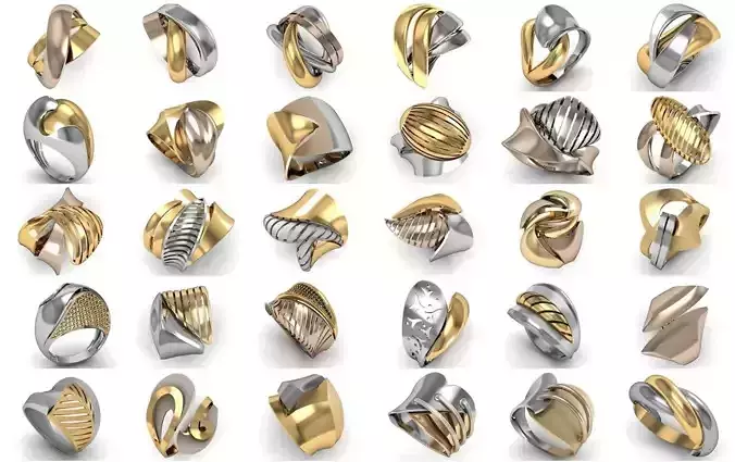 30 Ring NO Stone 3dm