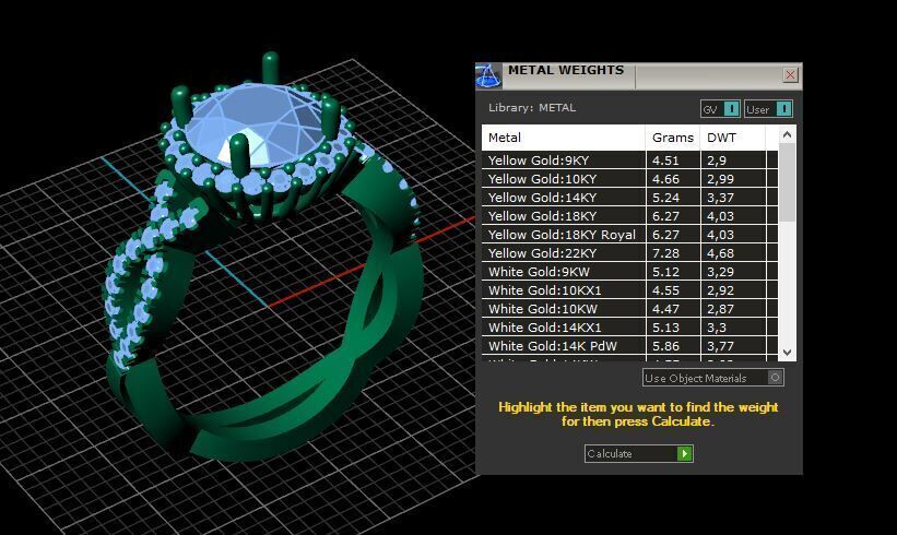 Engagement Ring 3D print model_11