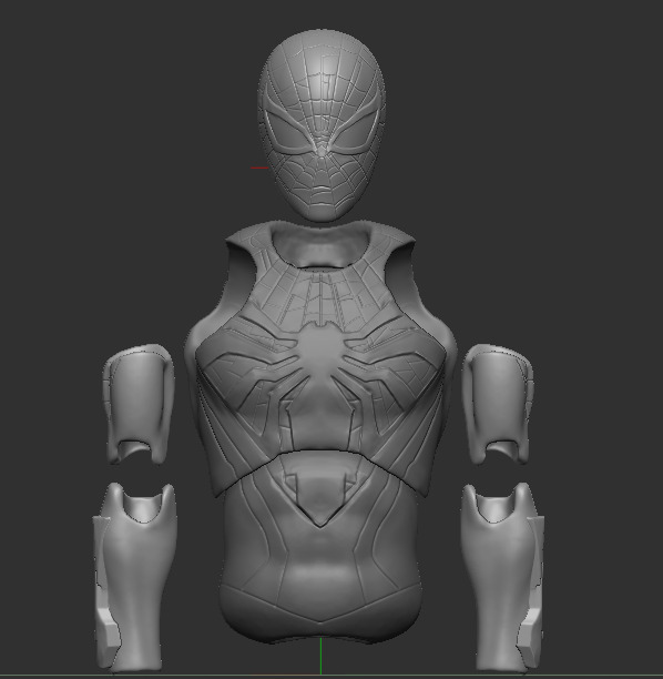 Superior Spider-Man Upgrade Kit for CT Toys Ben Reilly 3D print model_1