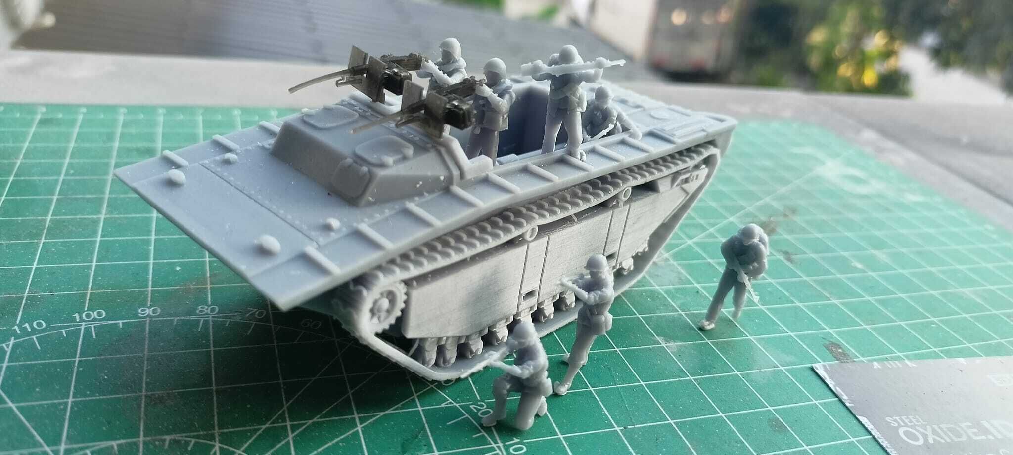 WWII US Marines Pacific set 1 for  3D printing 3D print model_2