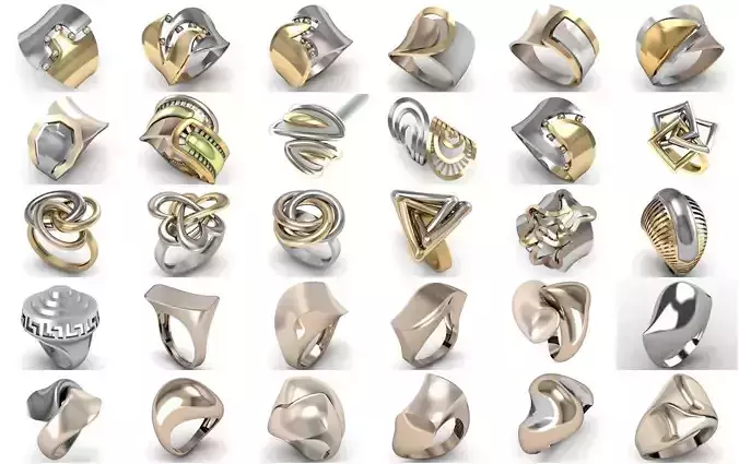 30 Ring NO Stone 3dm