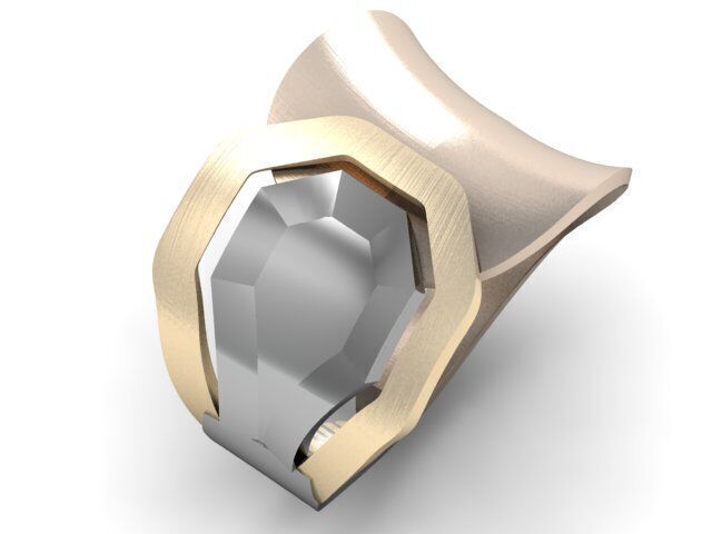 30 Ring NO Stone 3dm 3D print model_7