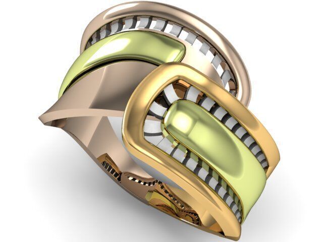 30 Ring NO Stone 3dm 3D print model_8