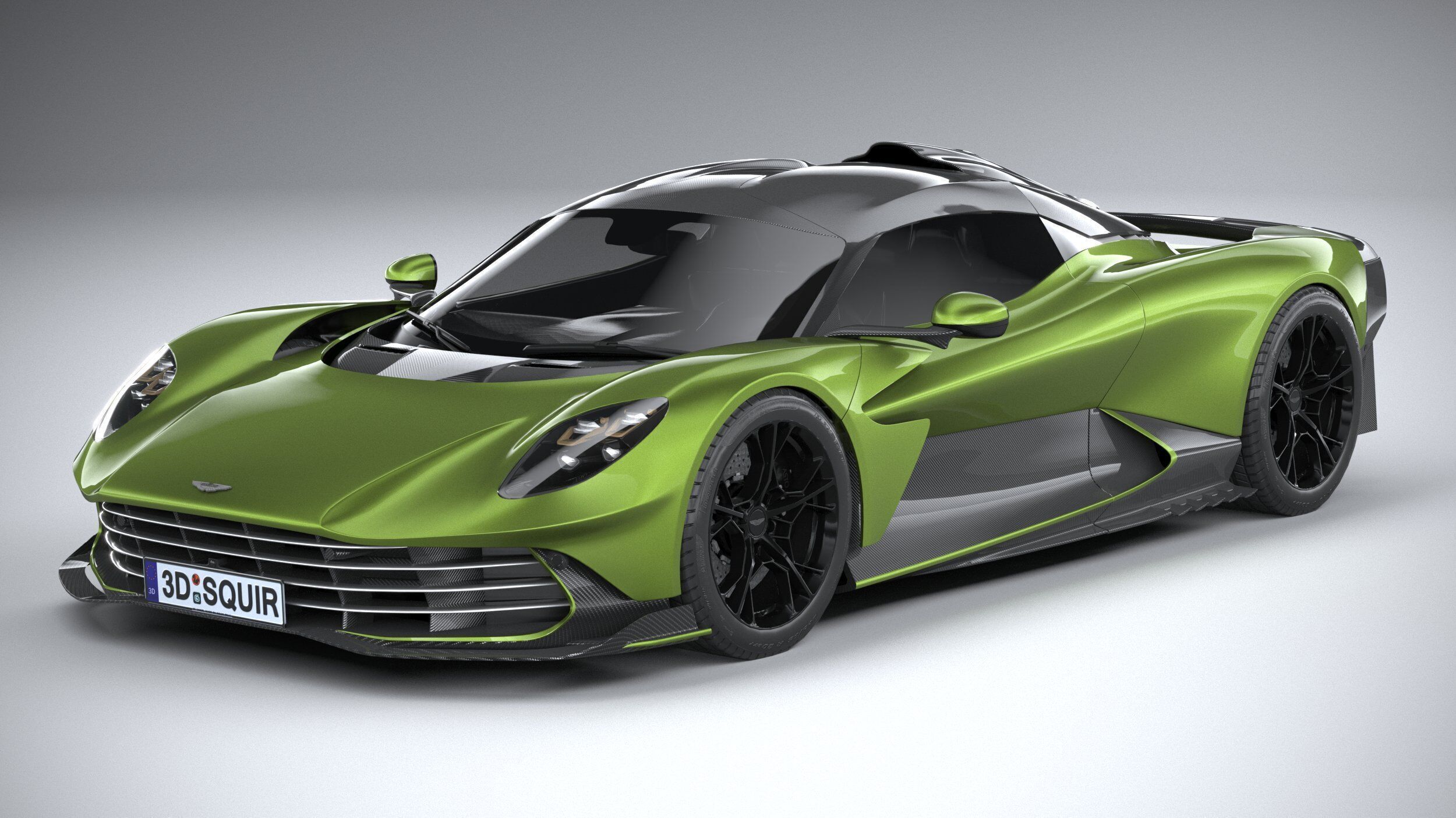 Aston Martin Valhalla 2026 LowPoly 3D model_1