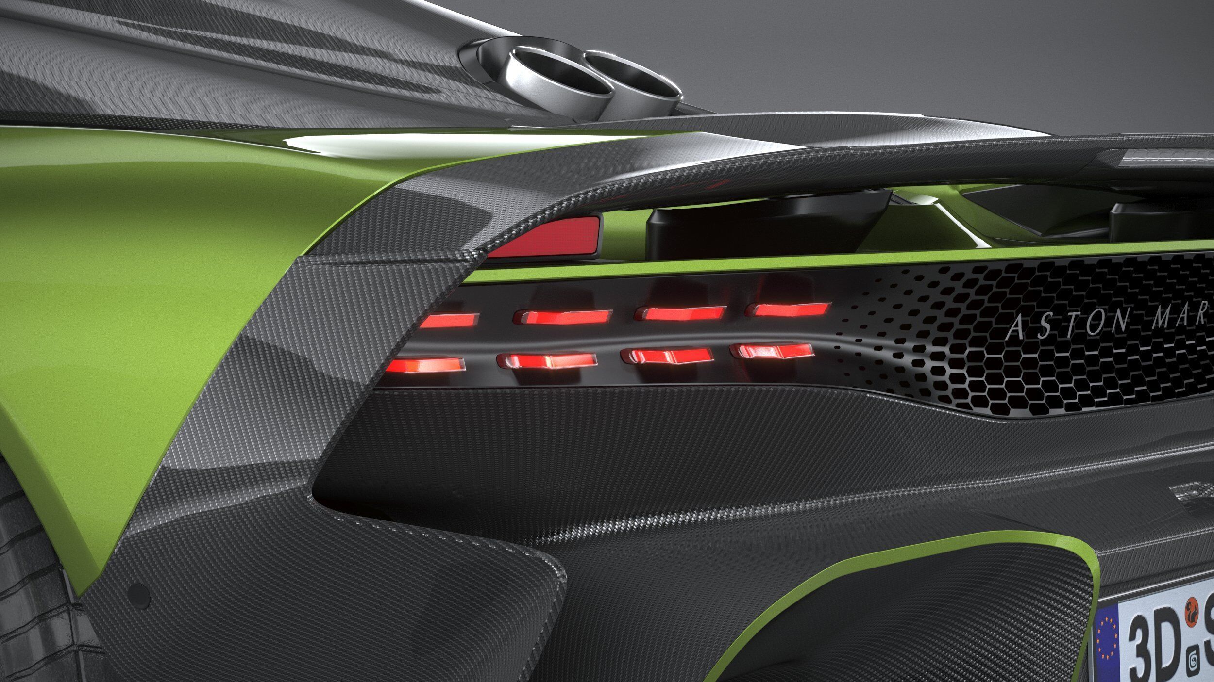 Aston Martin Valhalla 2026 LowPoly 3D model_15