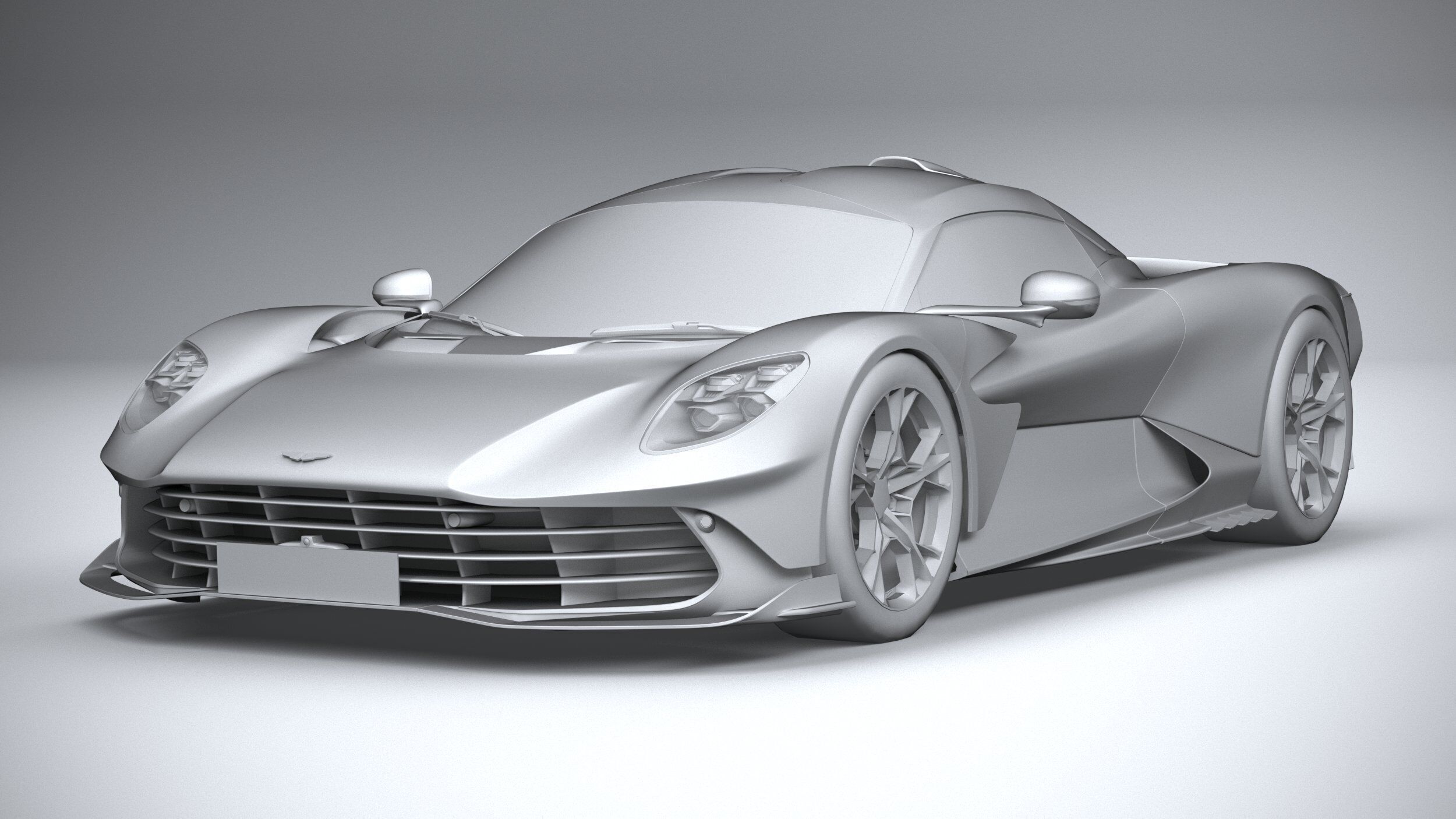 Aston Martin Valhalla 2026 LowPoly 3D model_20