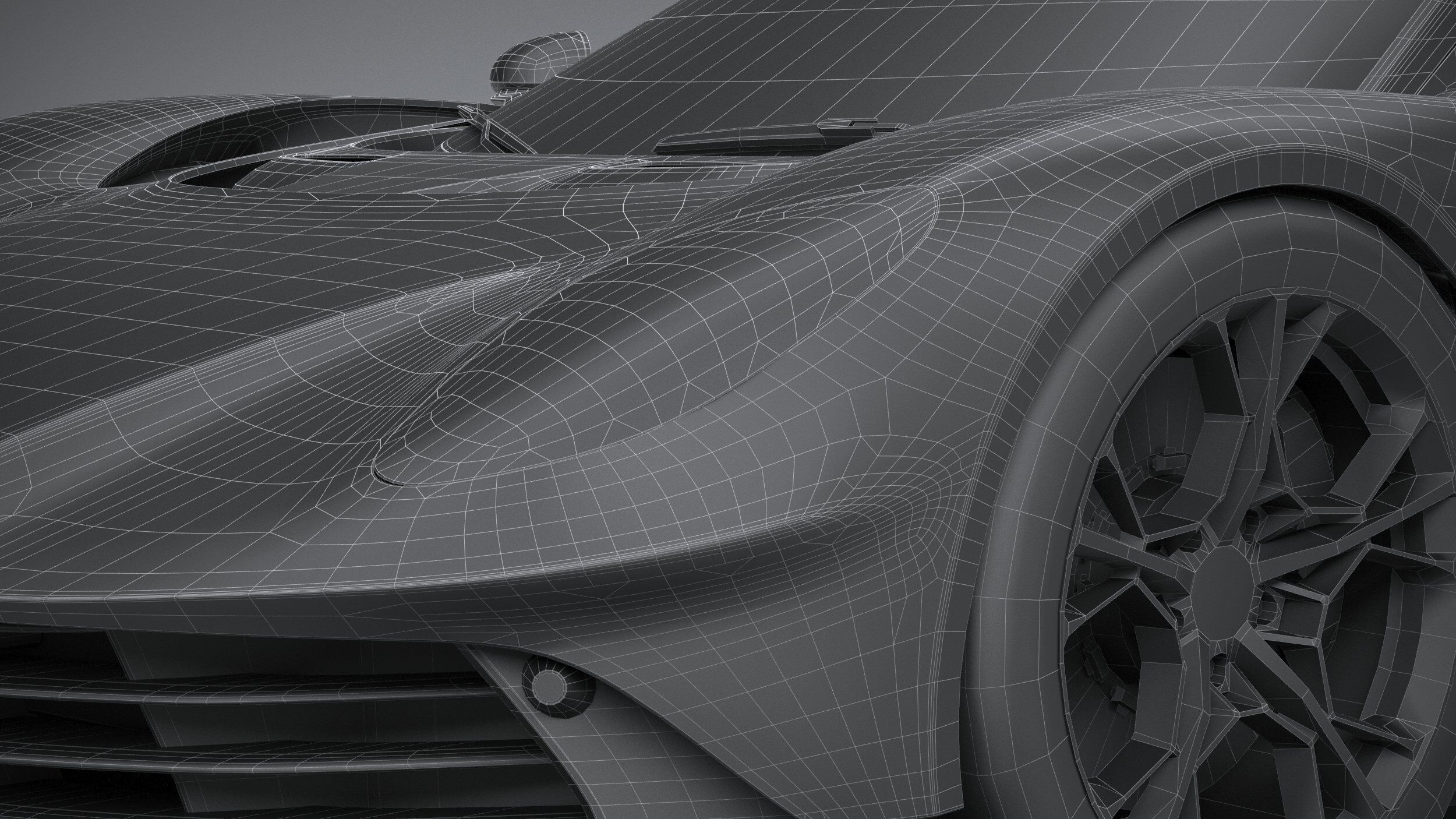 Aston Martin Valhalla 2026 LowPoly 3D model_30