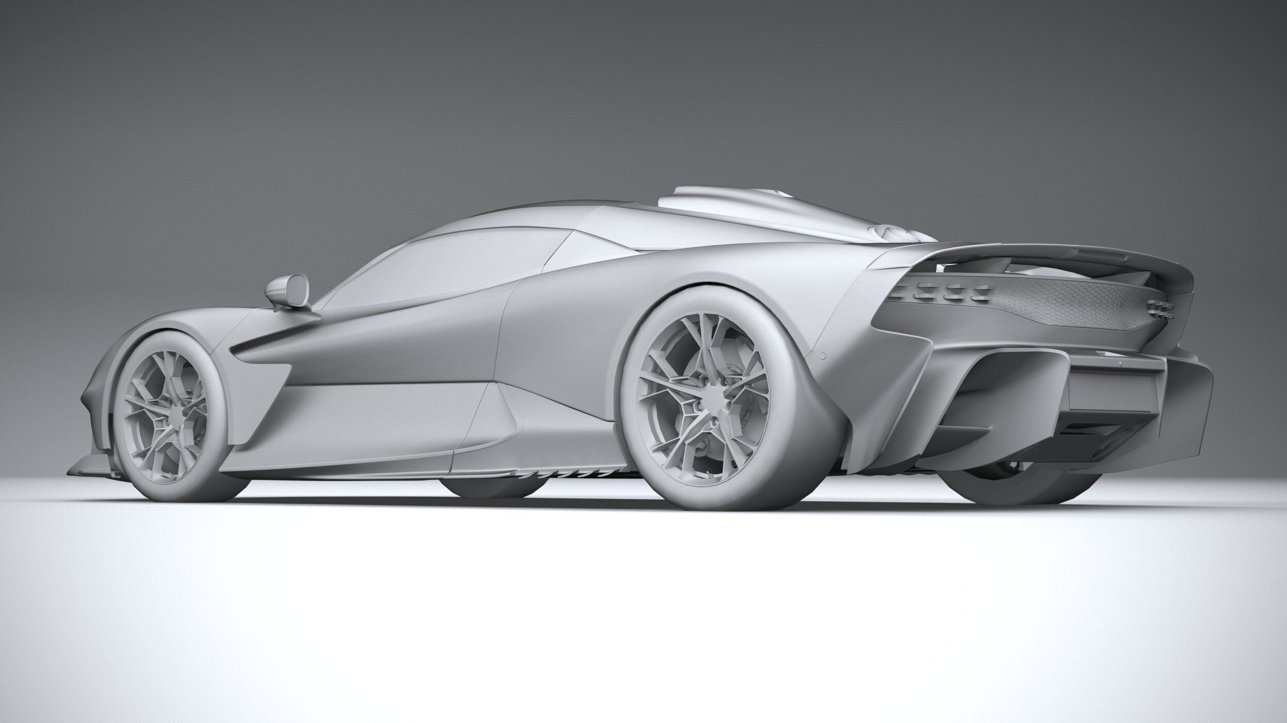 Aston Martin Valhalla 2026 LowPoly 3D model_21