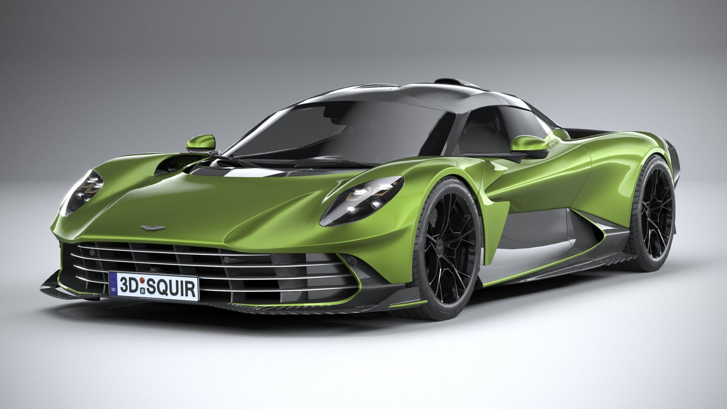 Aston Martin Valhalla 2026 LowPoly 3D model_2