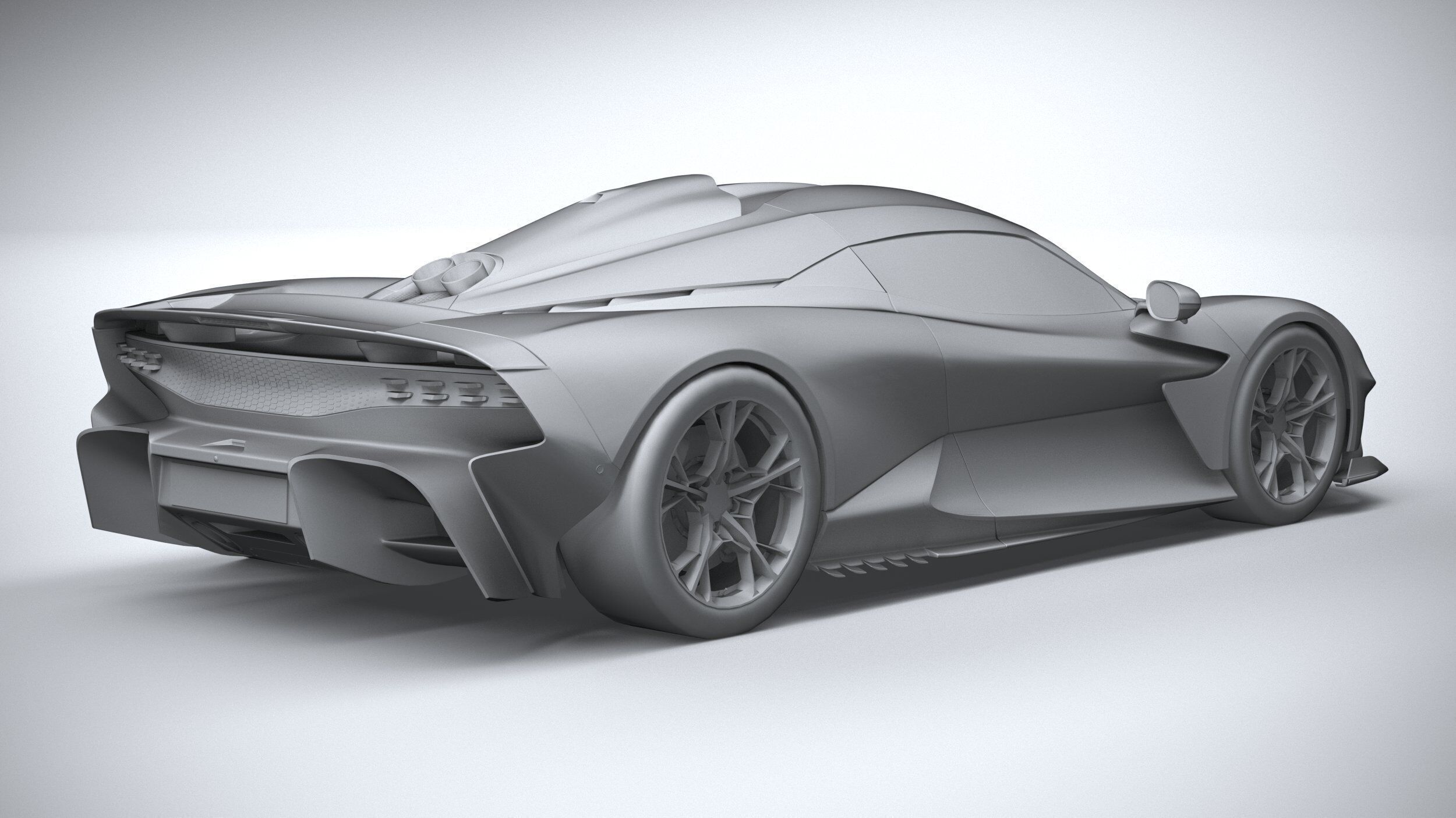 Aston Martin Valhalla 2026 LowPoly 3D model_25