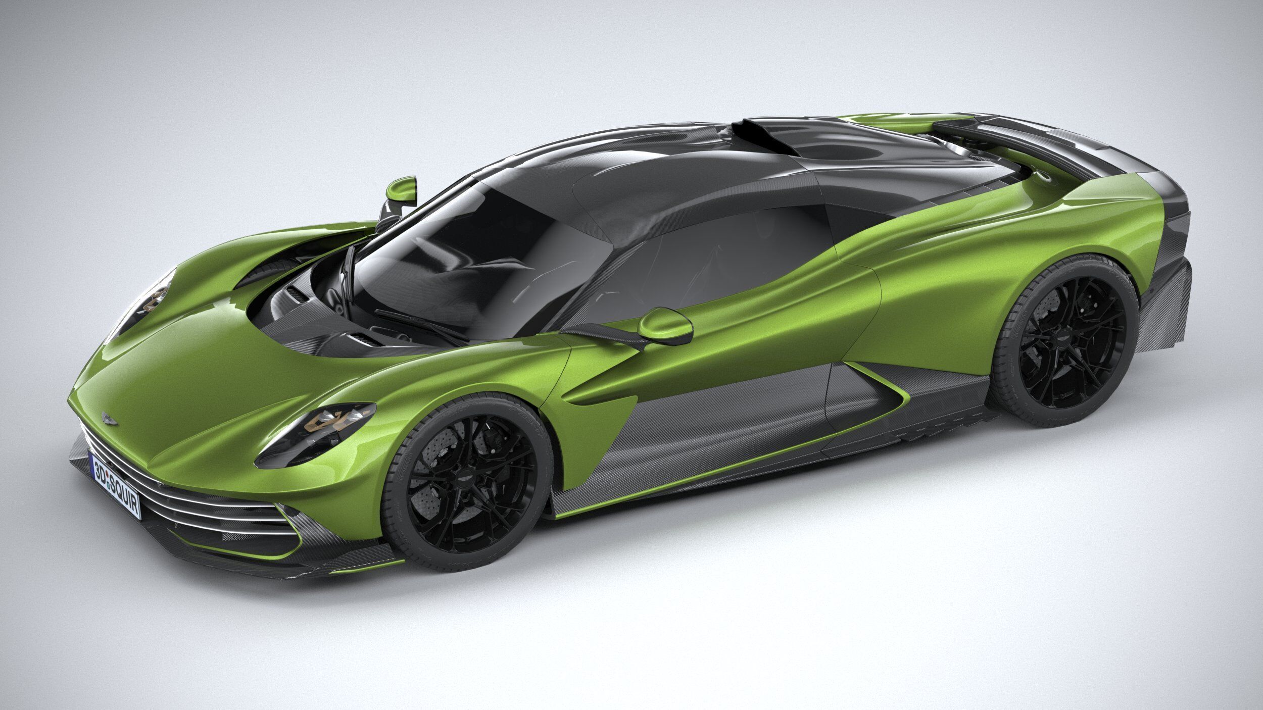 Aston Martin Valhalla 2026 LowPoly 3D model_7