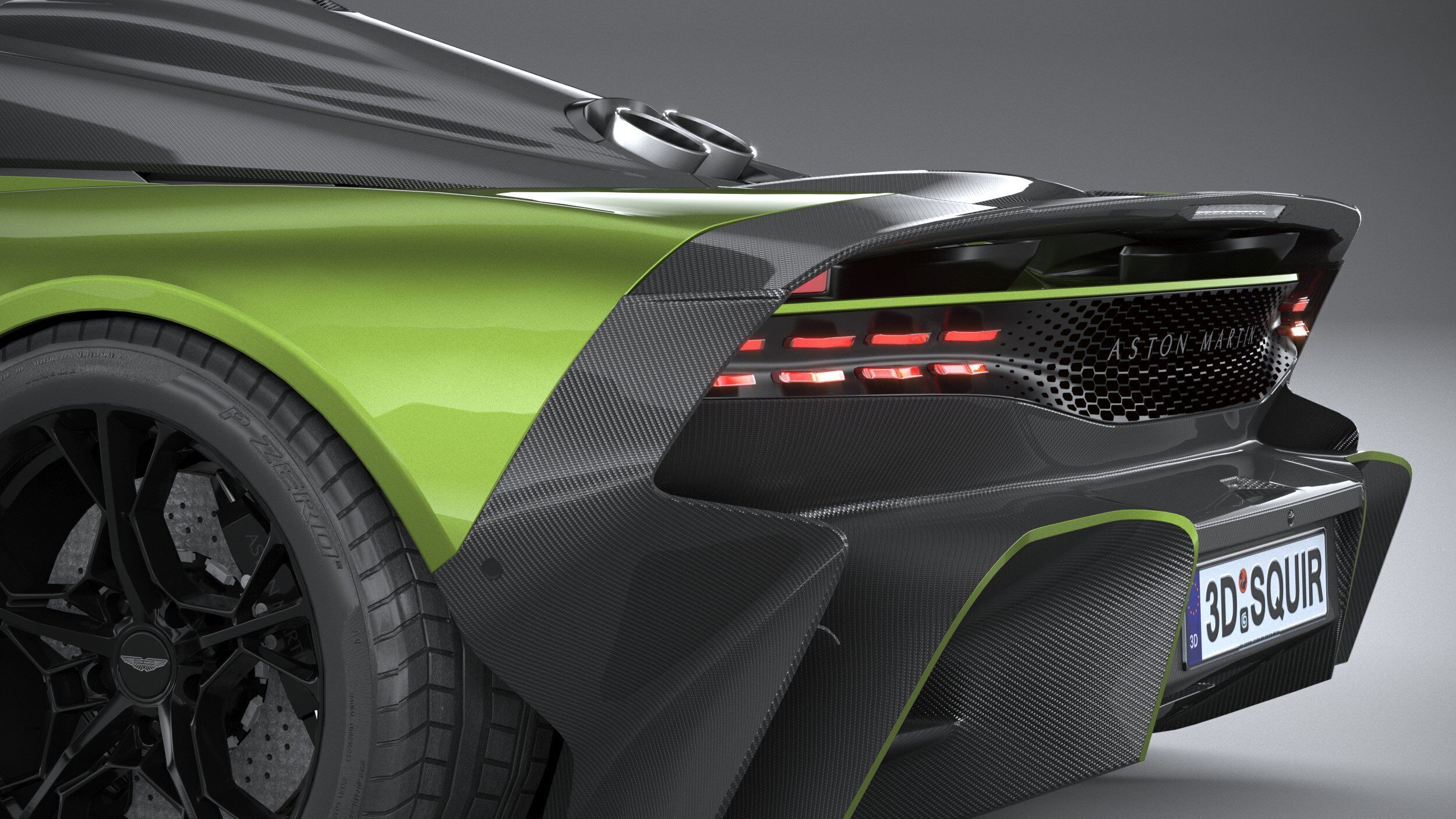 Aston Martin Valhalla 2026 LowPoly 3D model_6