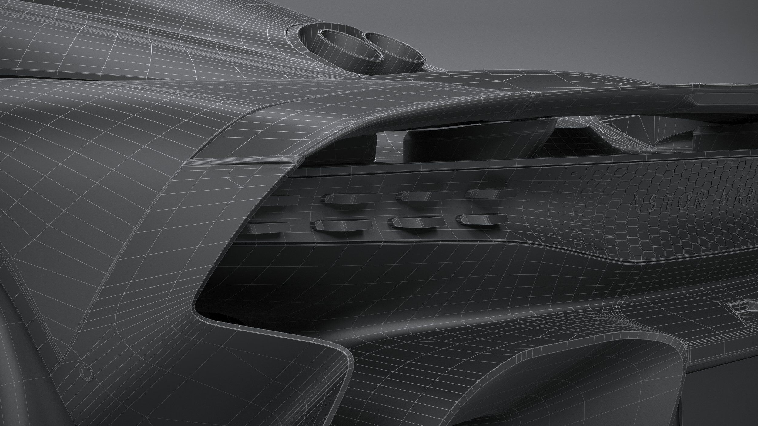 Aston Martin Valhalla 2026 LowPoly 3D model_31