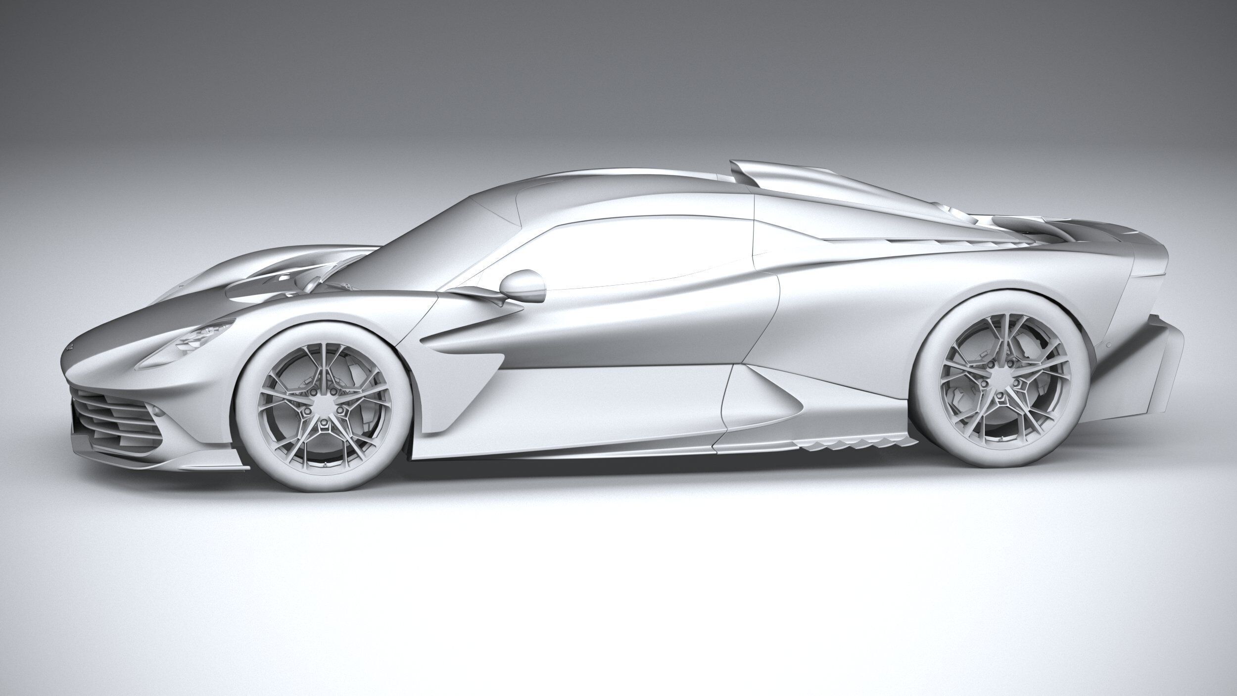 Aston Martin Valhalla 2026 LowPoly 3D model_22