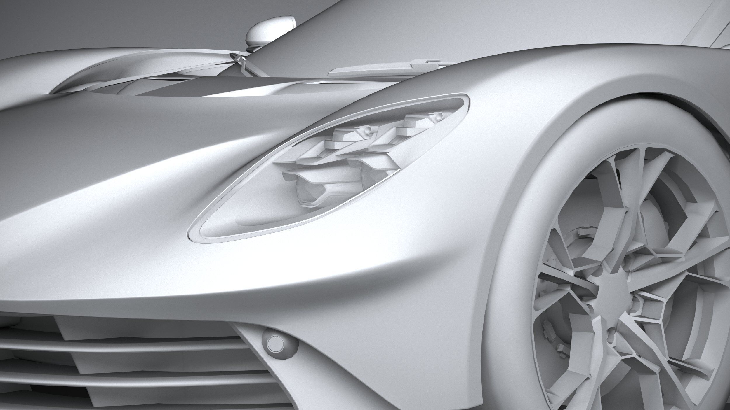 Aston Martin Valhalla 2026 LowPoly 3D model_23