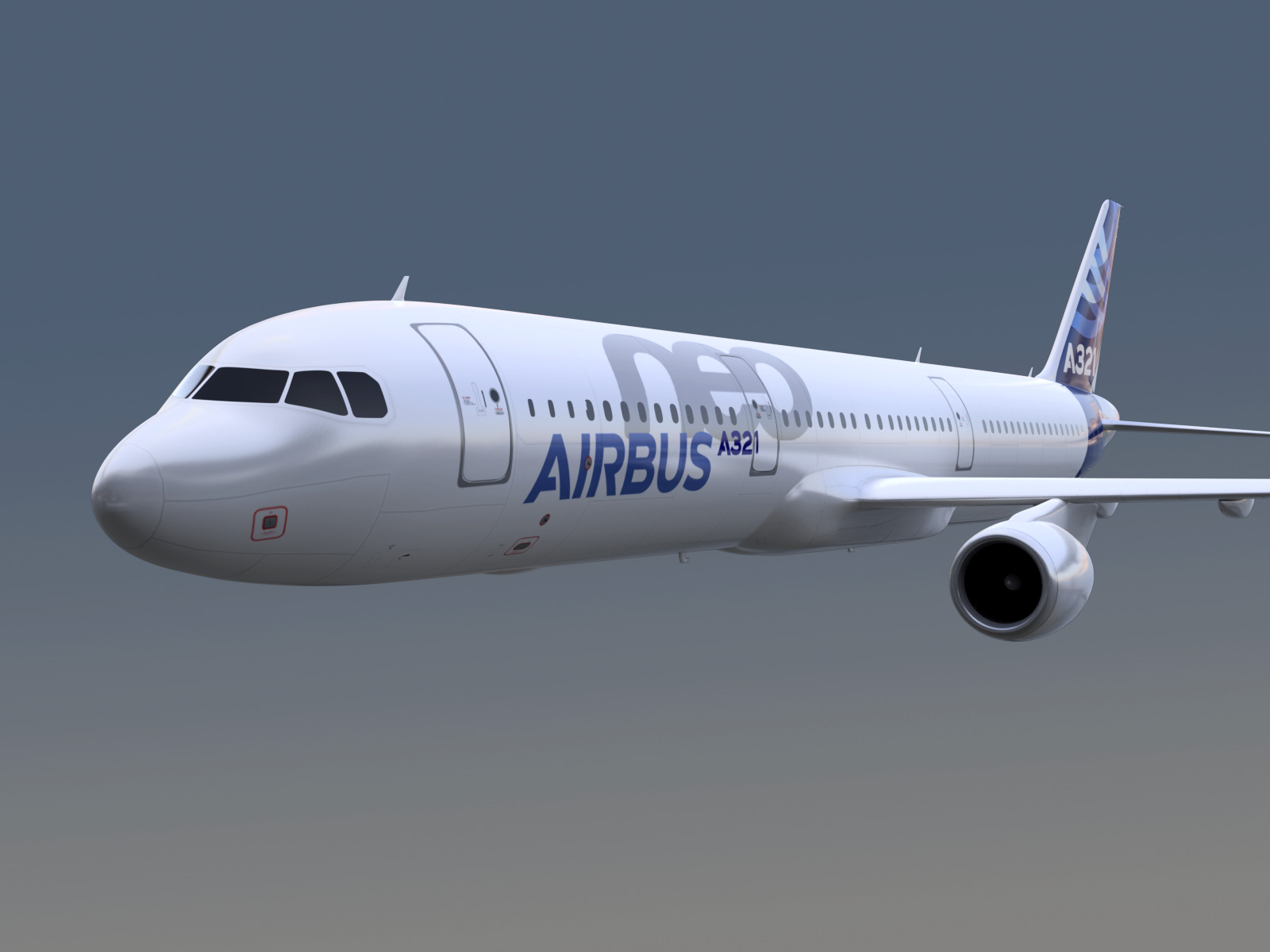 Airbus A321neo 3D model_7