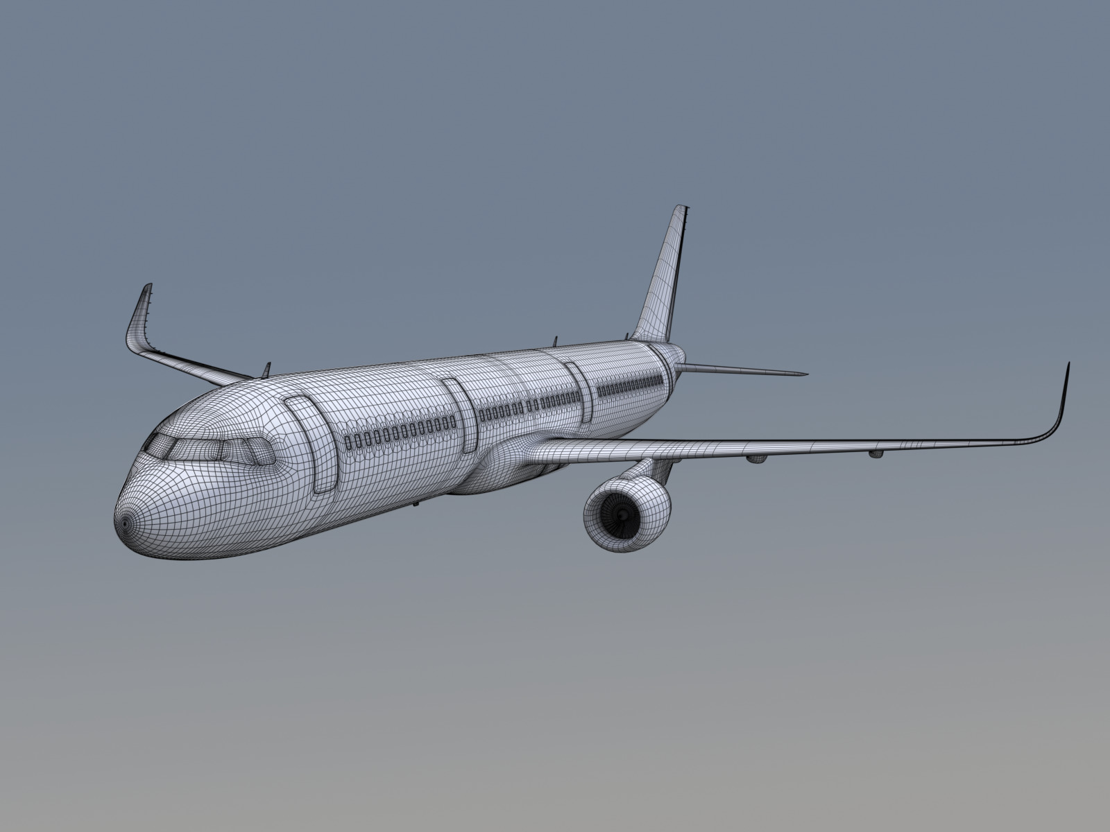 Airbus A321neo 3D model_12