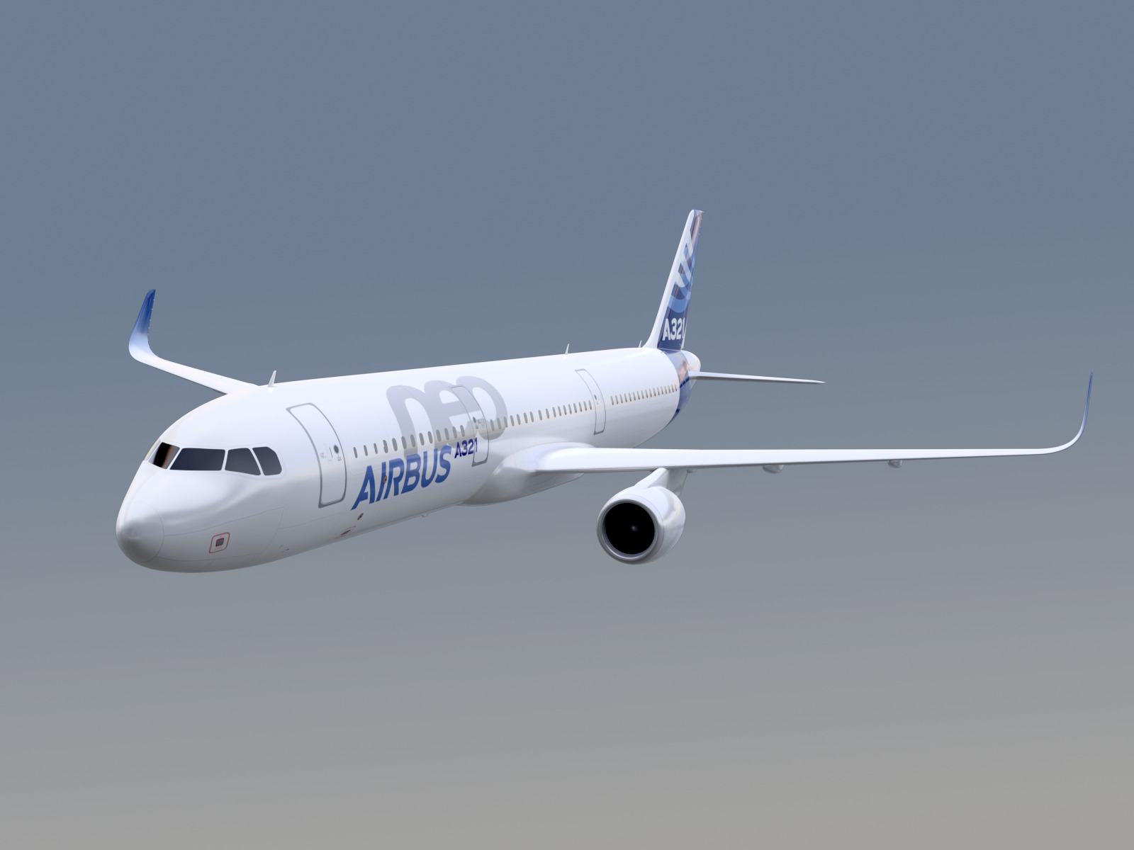 Airbus A321neo 3D model_1