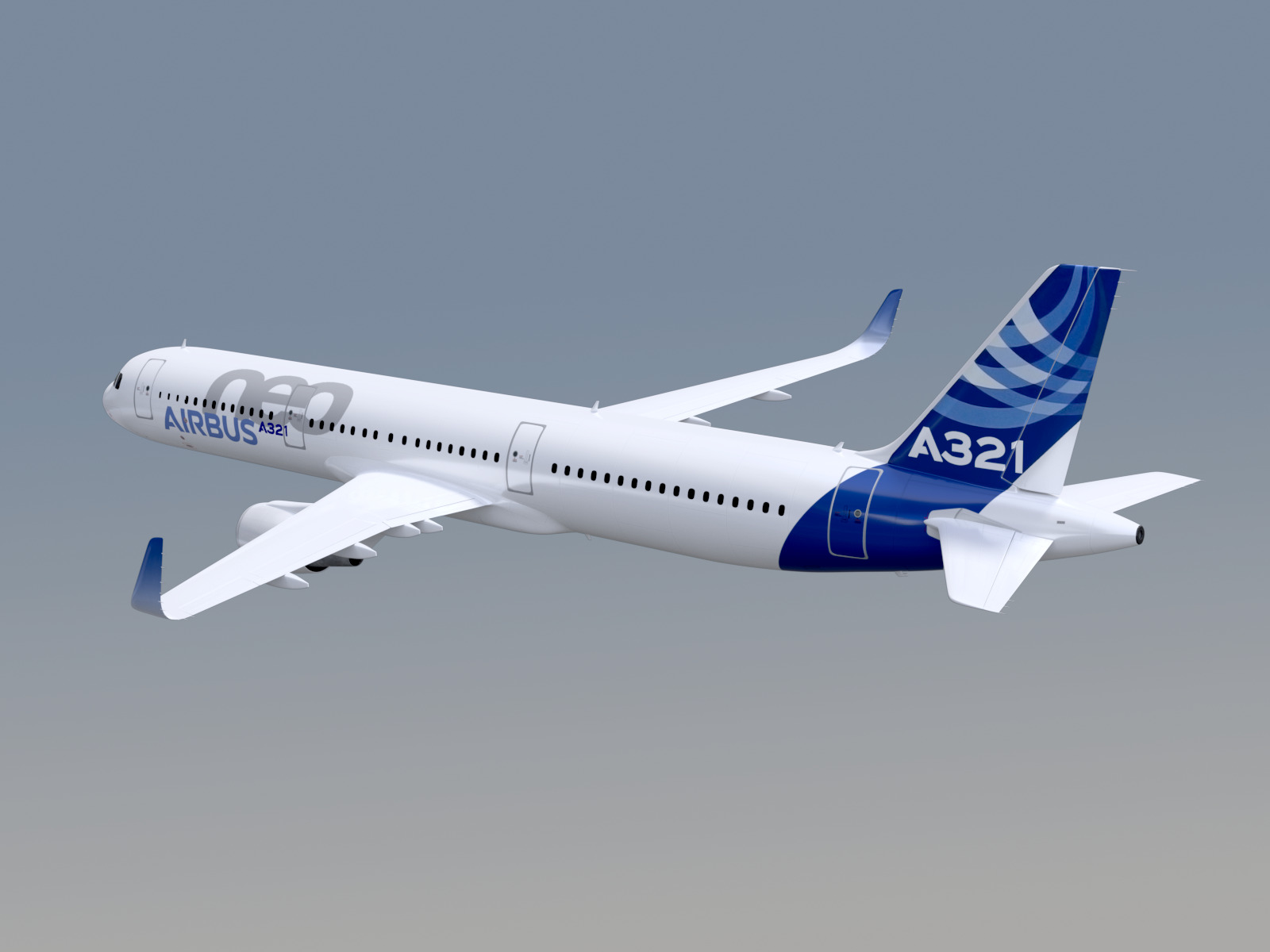 Airbus A321neo 3D model_3