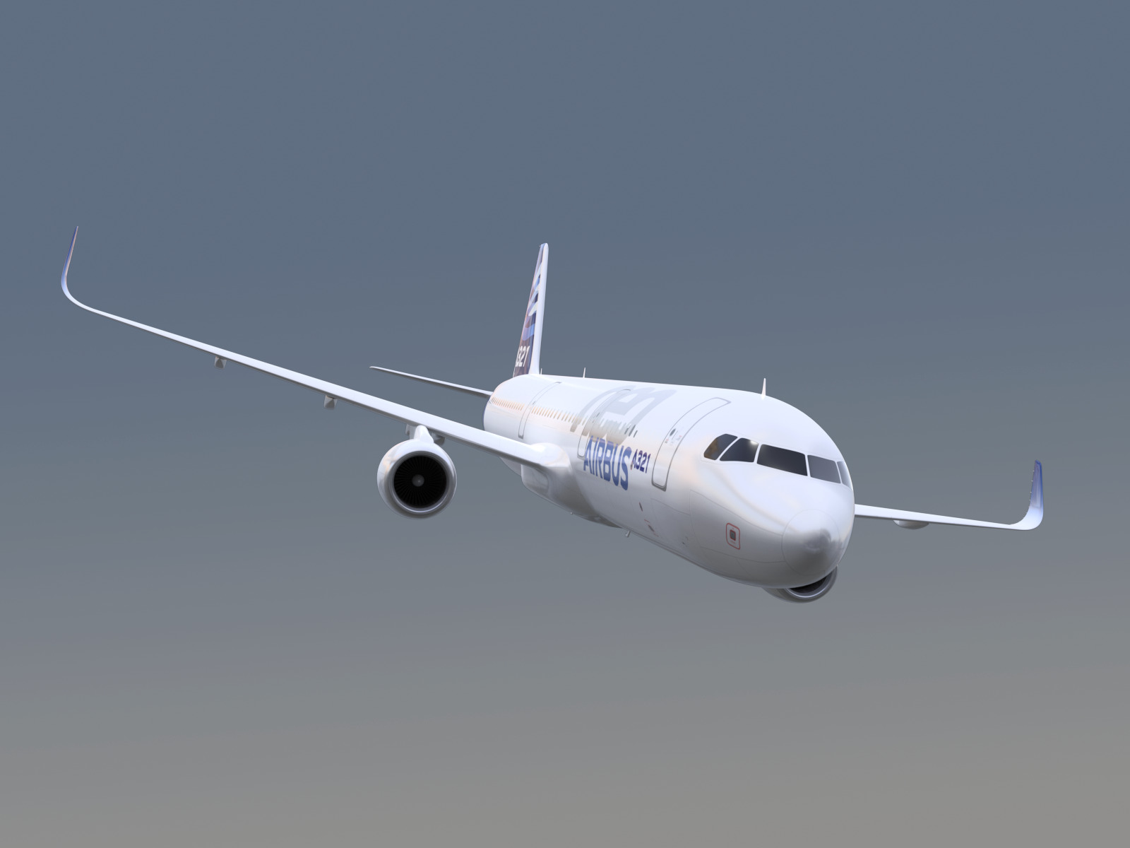 Airbus A321neo 3D model_8