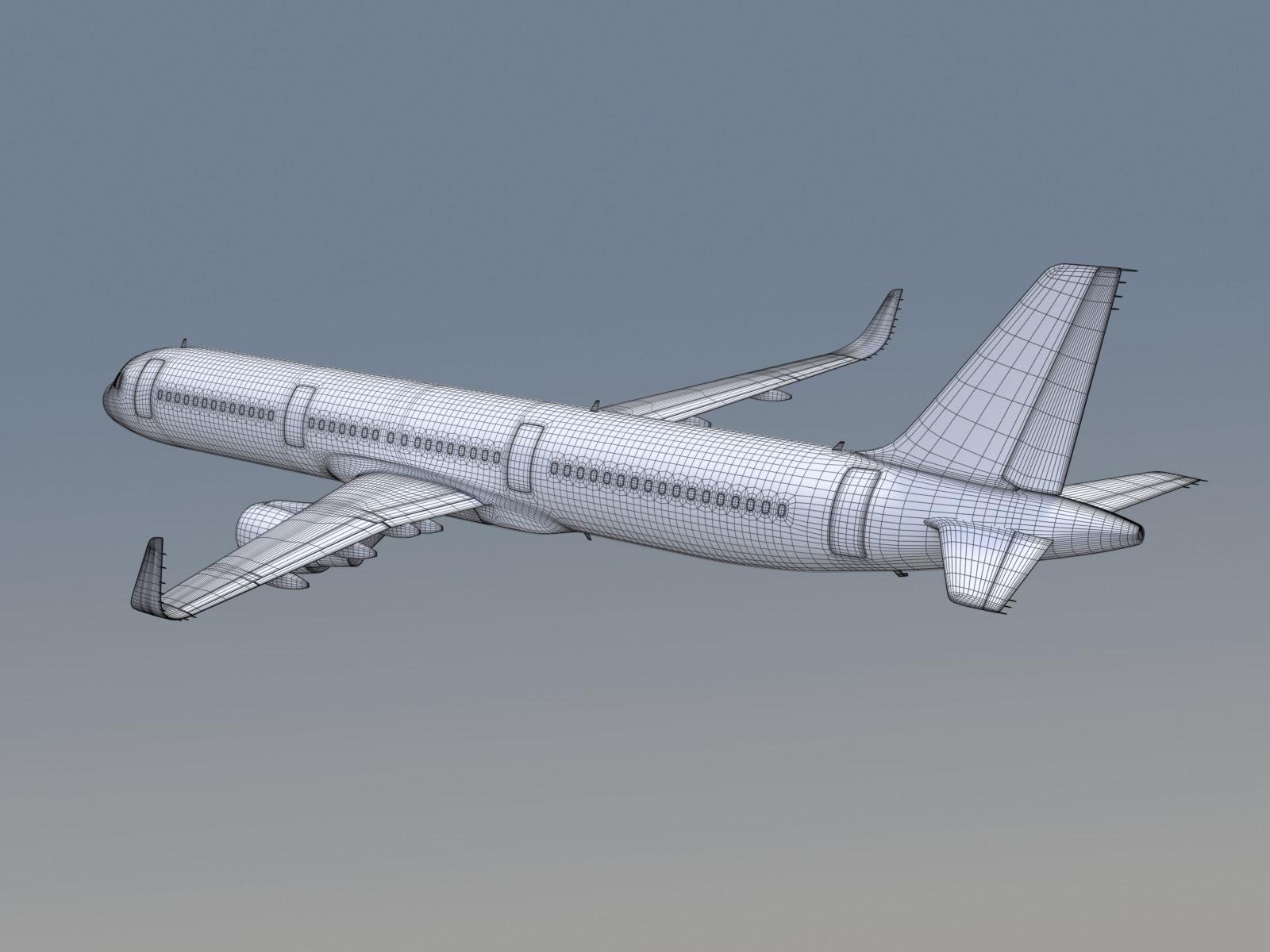 Airbus A321neo Lufthansa 3D model_14