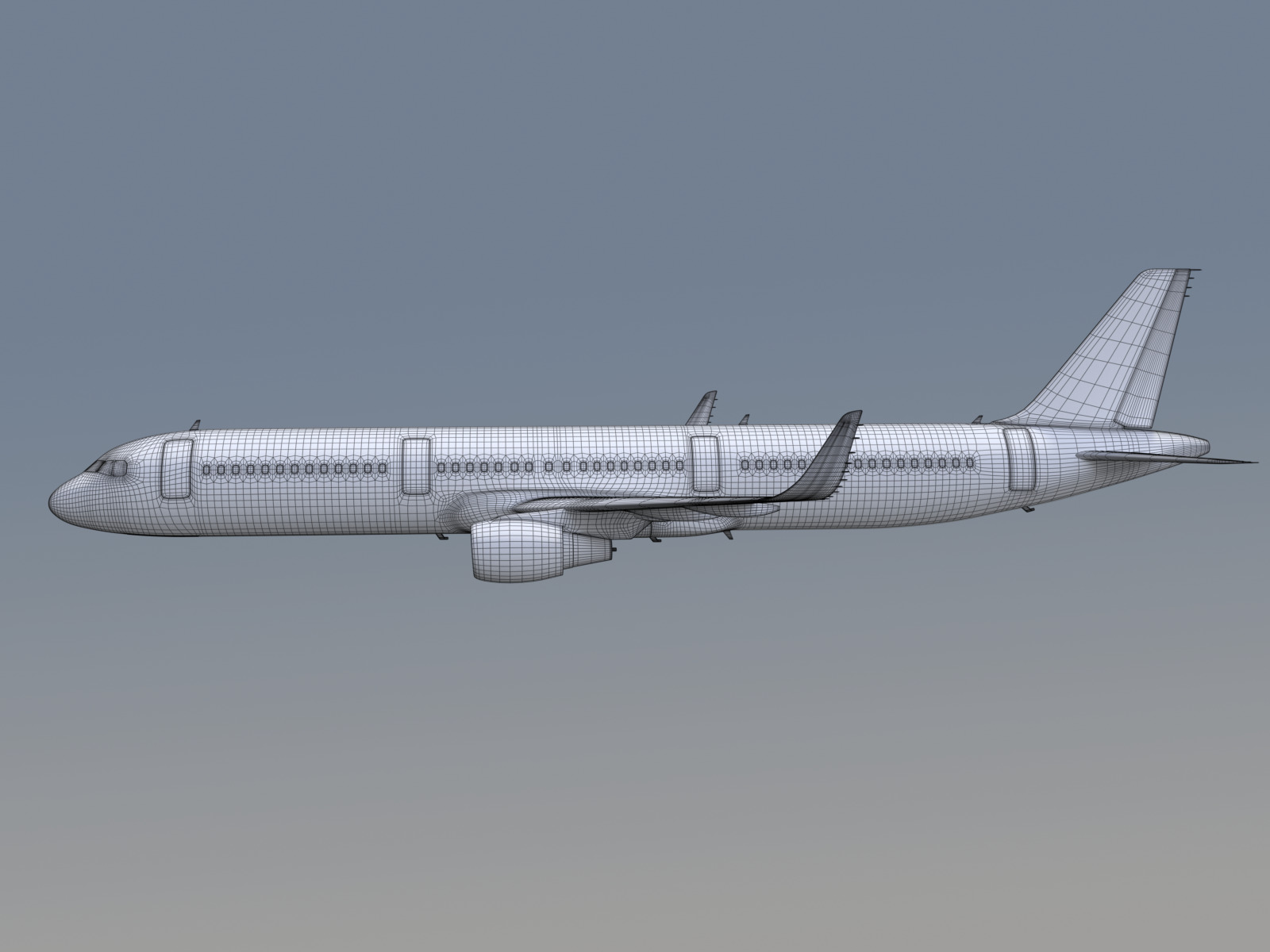 Airbus A321neo Lufthansa 3D model_12