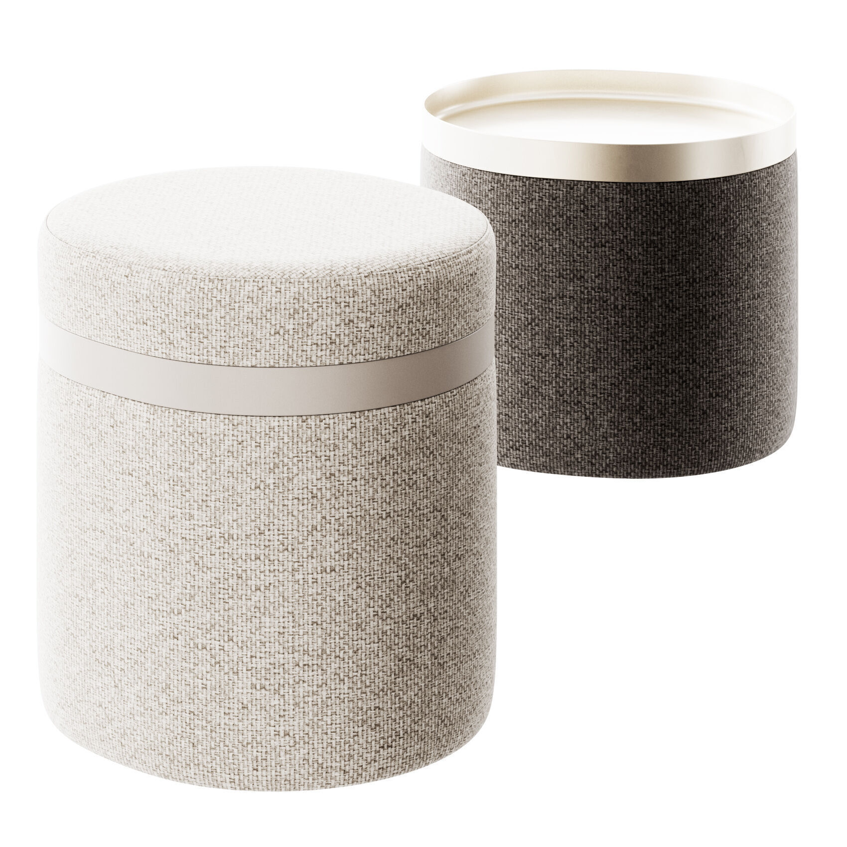 Nobu Pouf By Alf DaFre 3D model_2