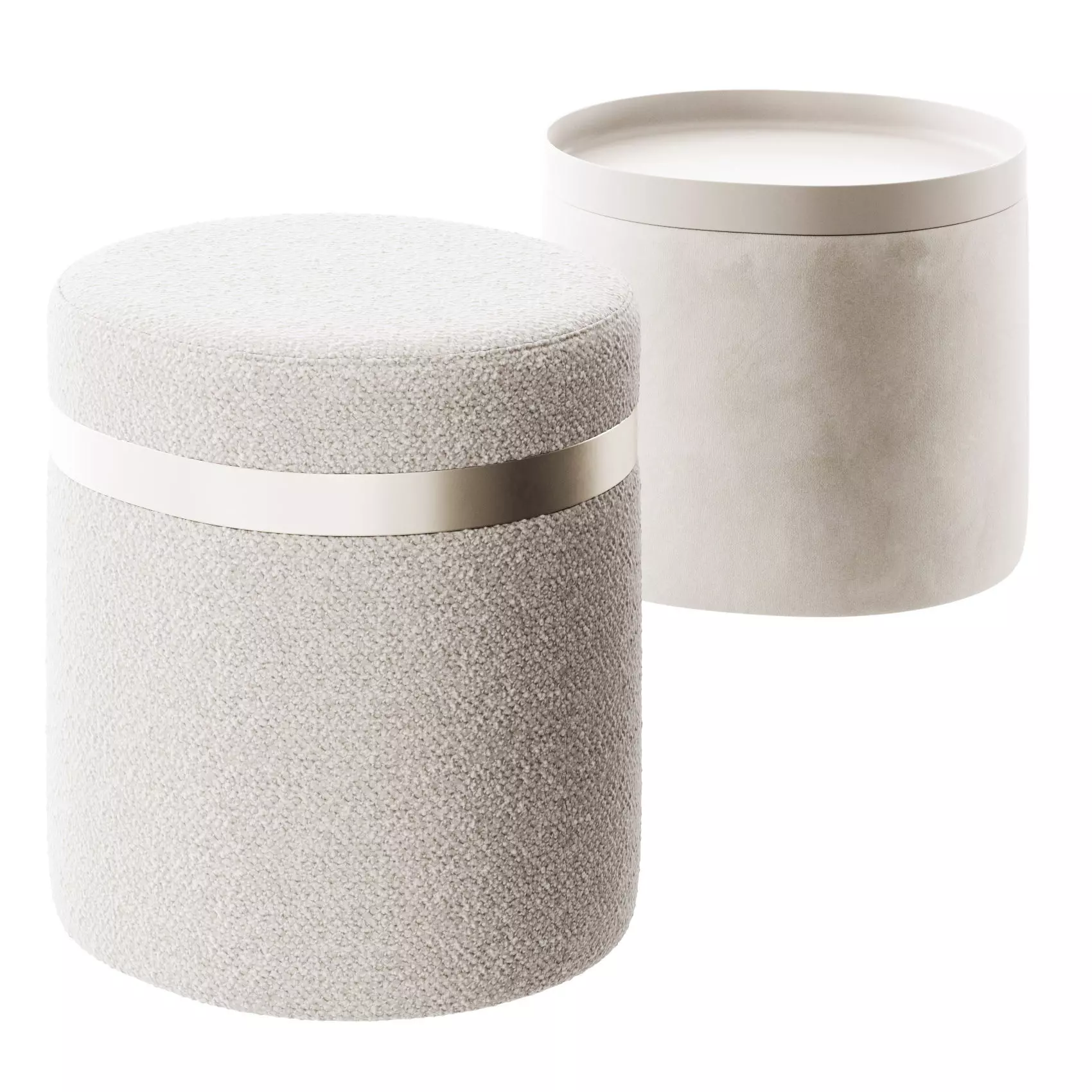 Nobu Pouf By Alf DaFre 3D model_0