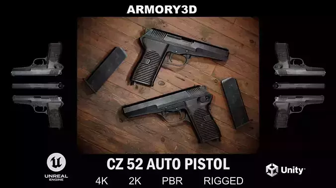 GAME READY CZ 52 AUTO PISTOL