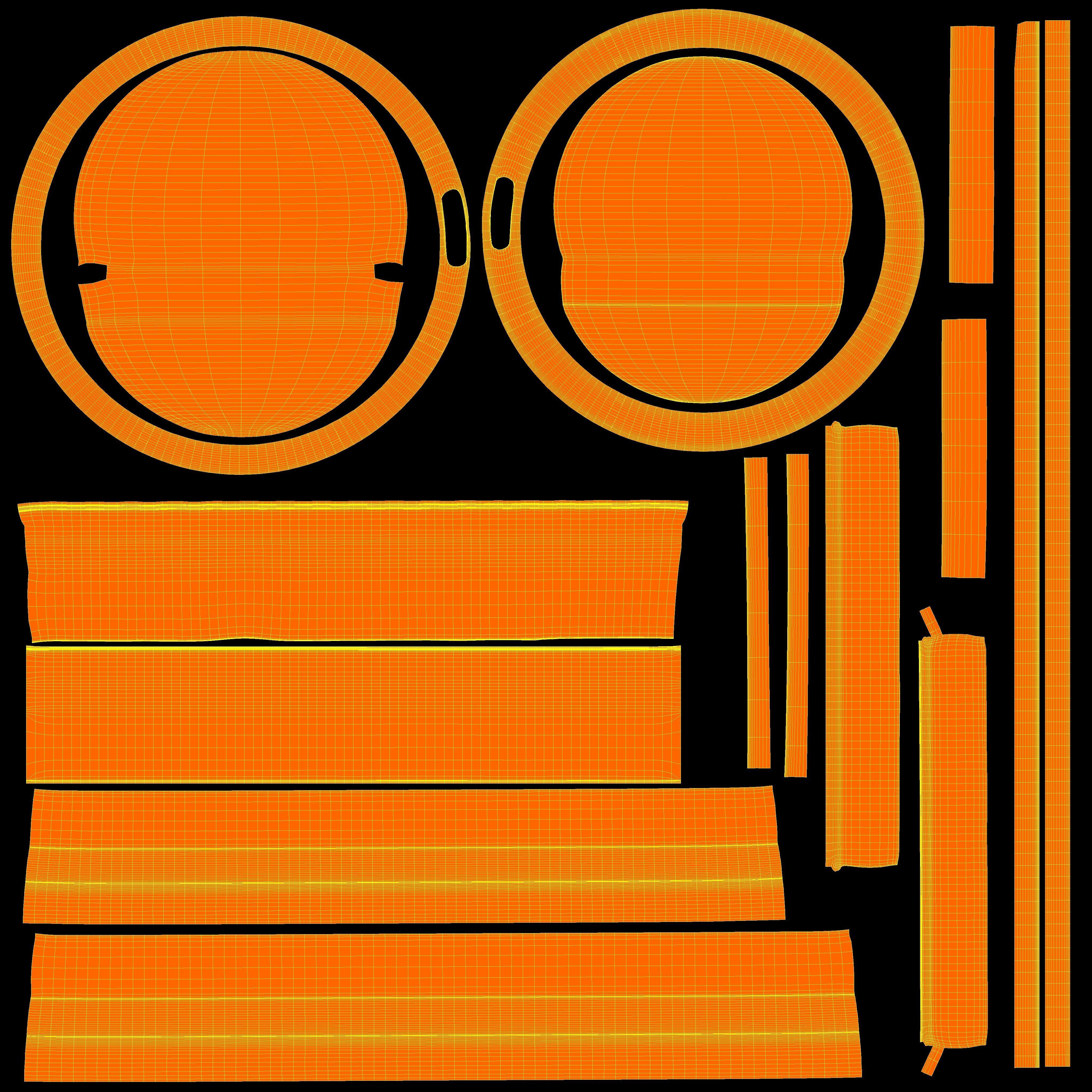 Six Coffee Cups with Kraft Paper Holder Texture_11