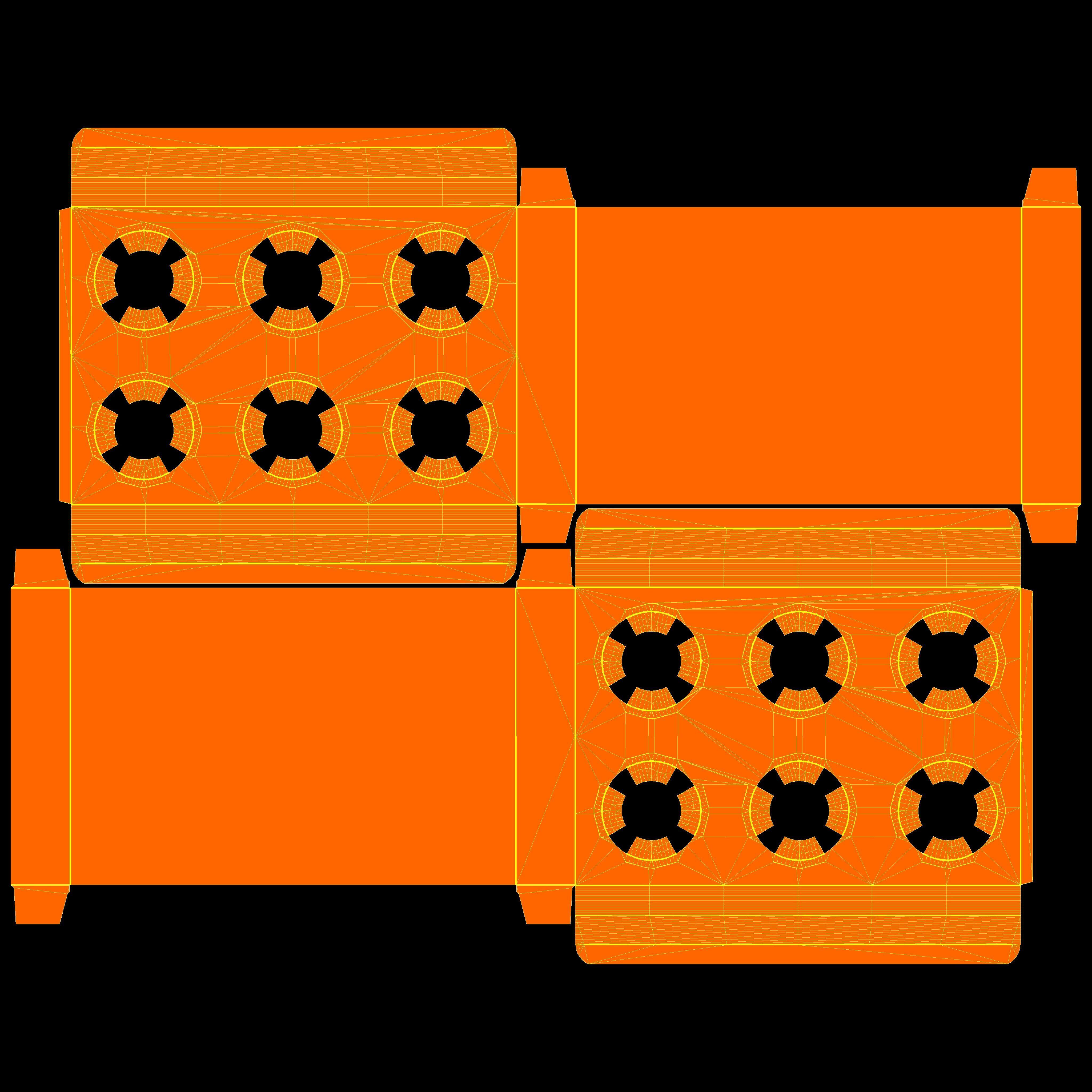 Six Coffee Cups with Kraft Paper Holder Texture_9