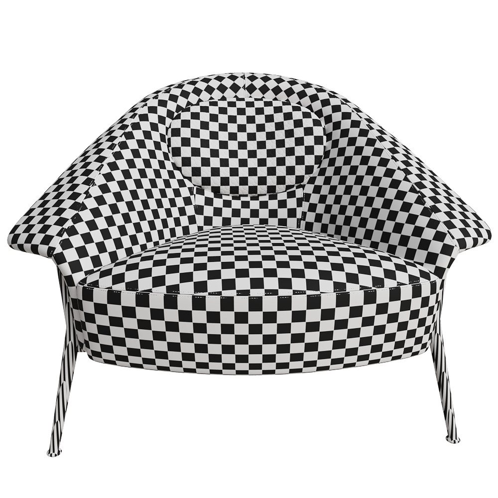 Armchair Holly By Volpi Arreda  3D model_4